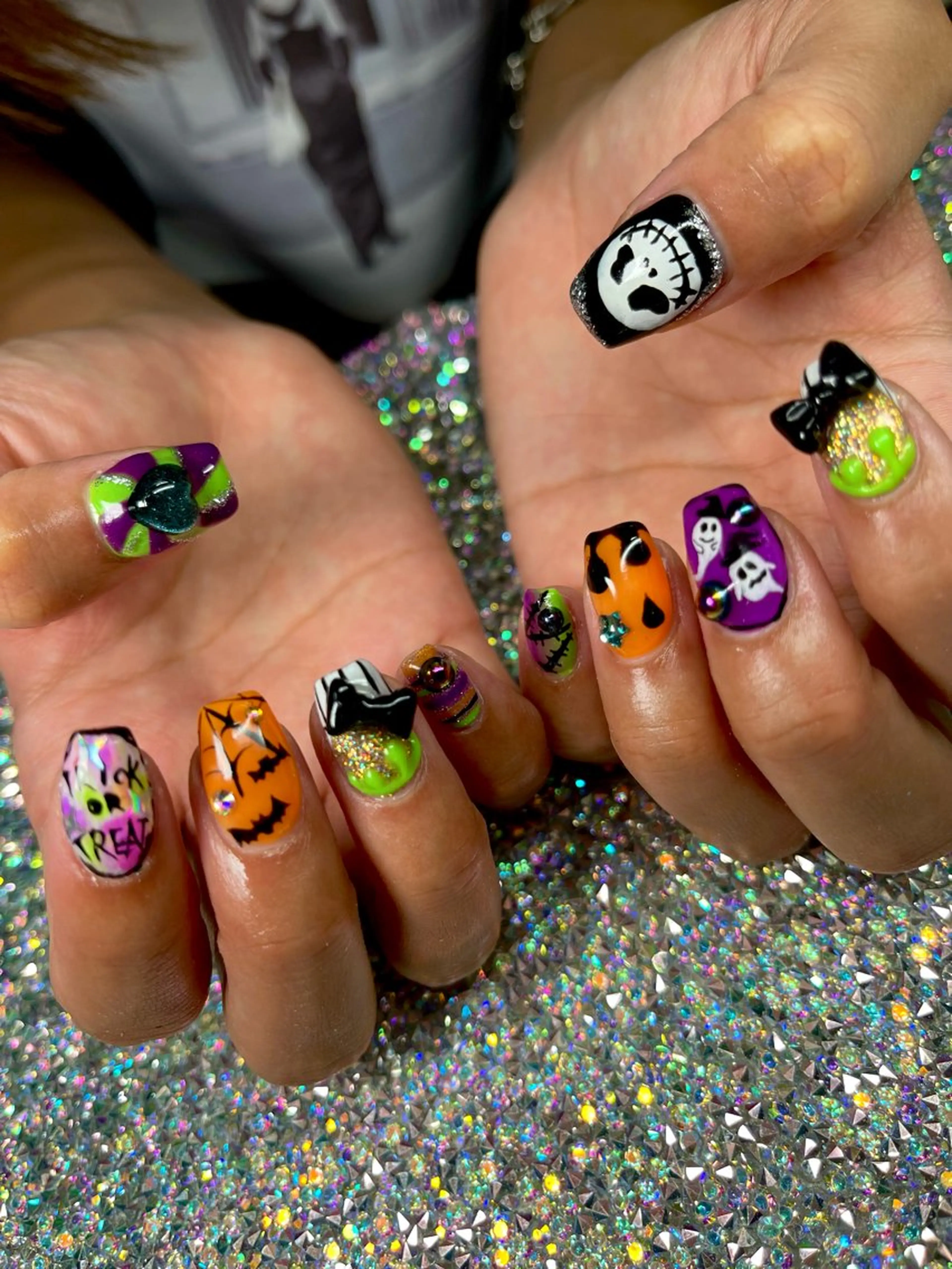 ネイル ハロウィン Nail Salon L'arc所属・☆Mèo ☆のネイルデザイン