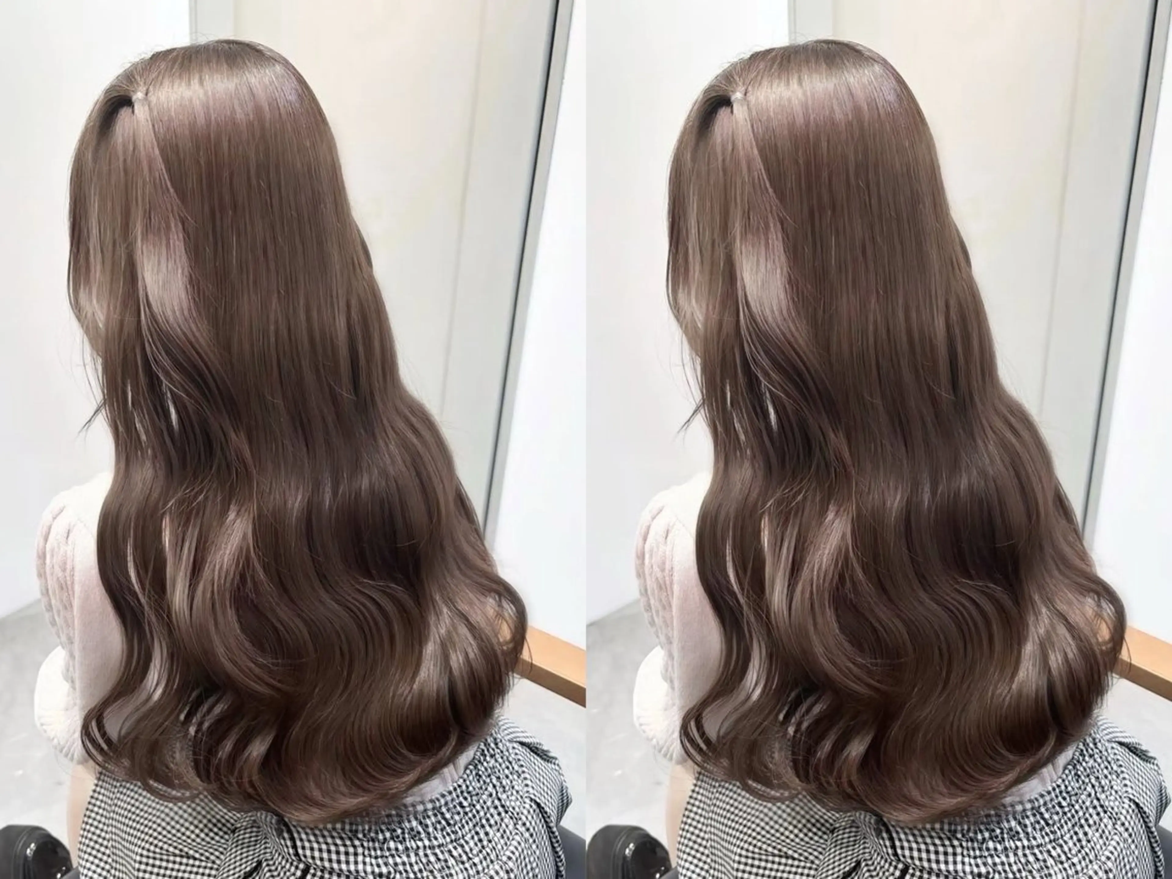 ロング カラー ヘアカラー 縮毛矯正・癒し ヘッドスパ🧸心菜のヘアスタイル