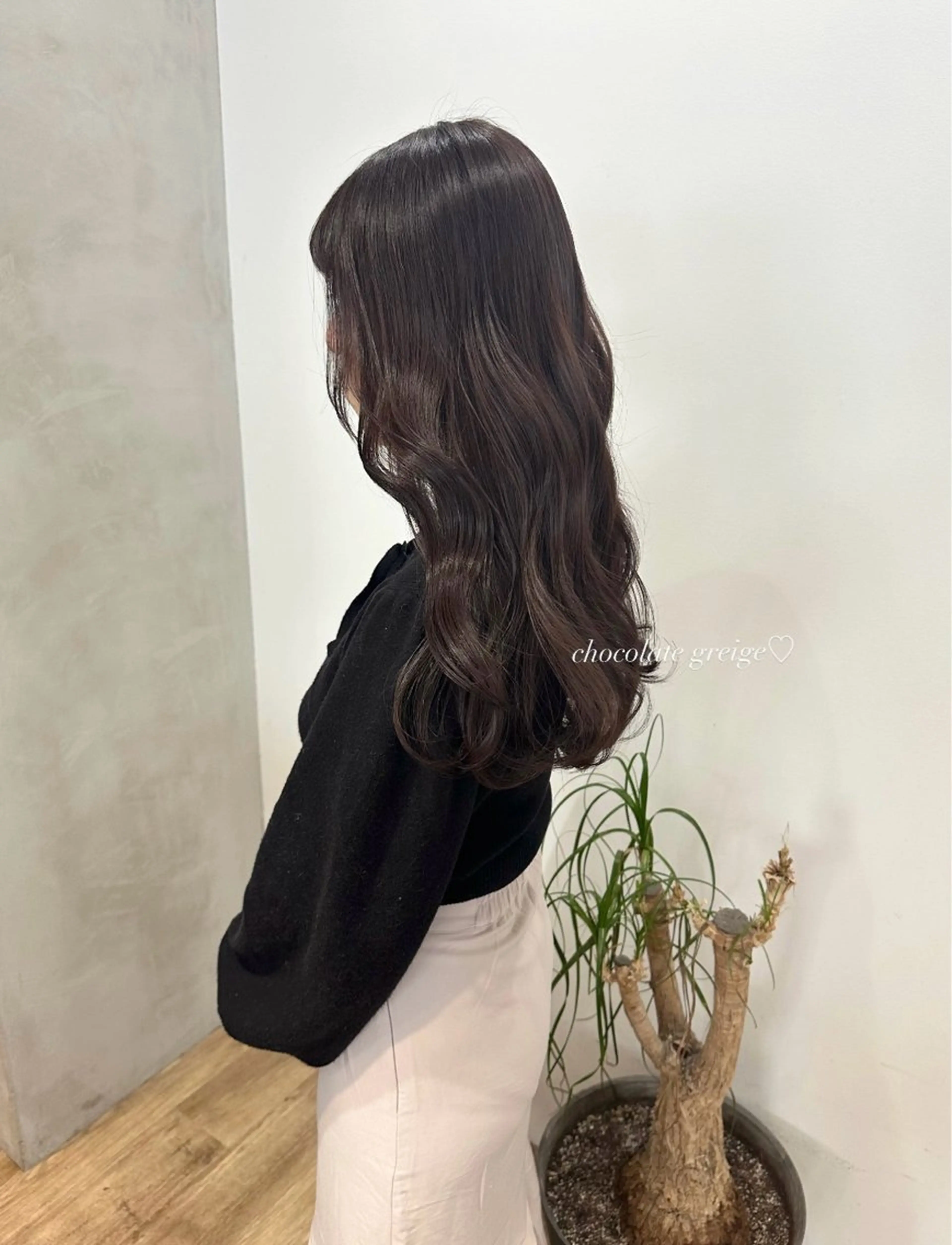 ロング カラー ヘアアレンジ ヘアカラー トリートメント himawari♡ 柔らかいカラーのヘアスタイル