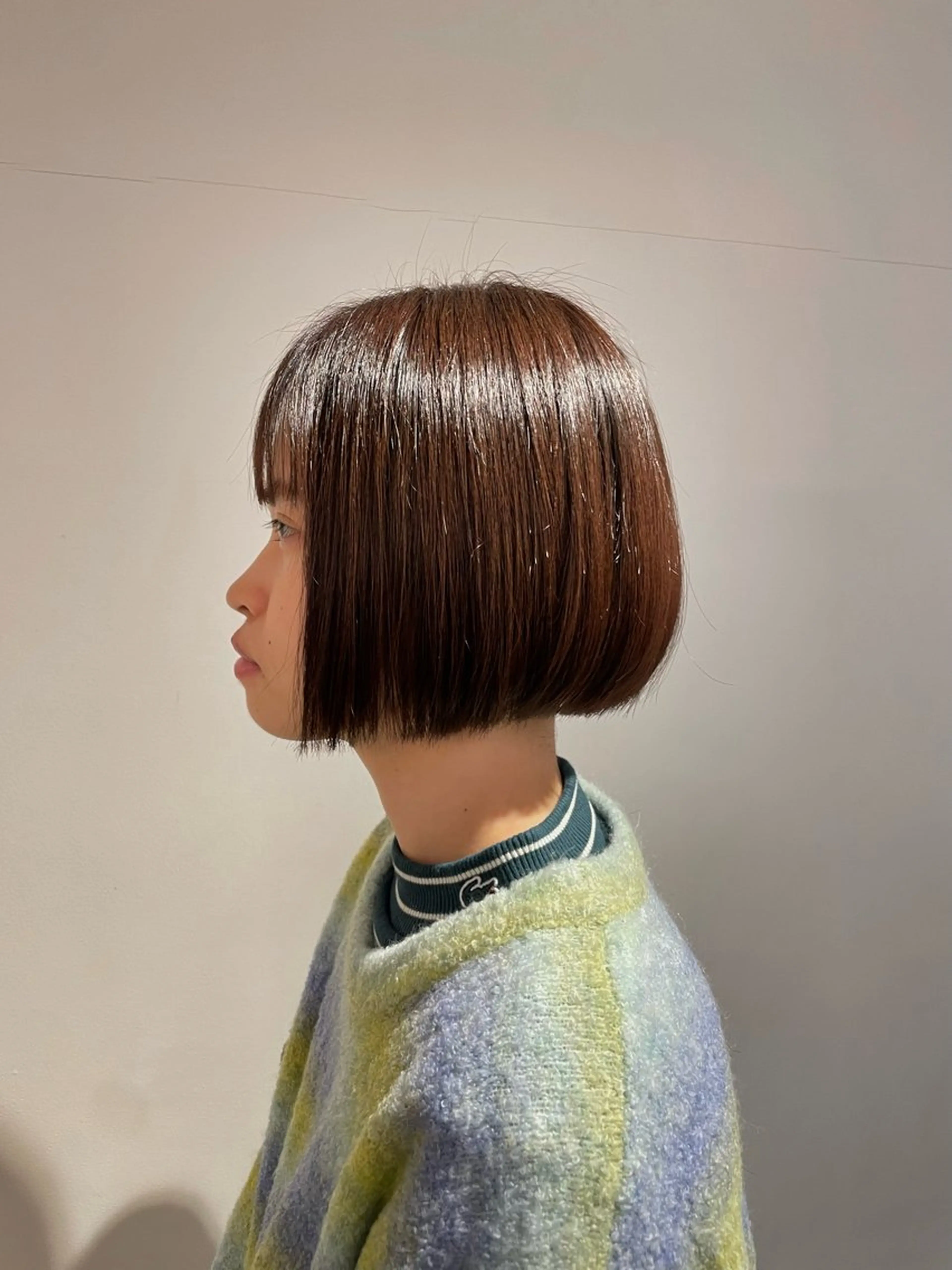 ショート ボブ ヘッドスパ/カラー 葉月のヘアスタイル