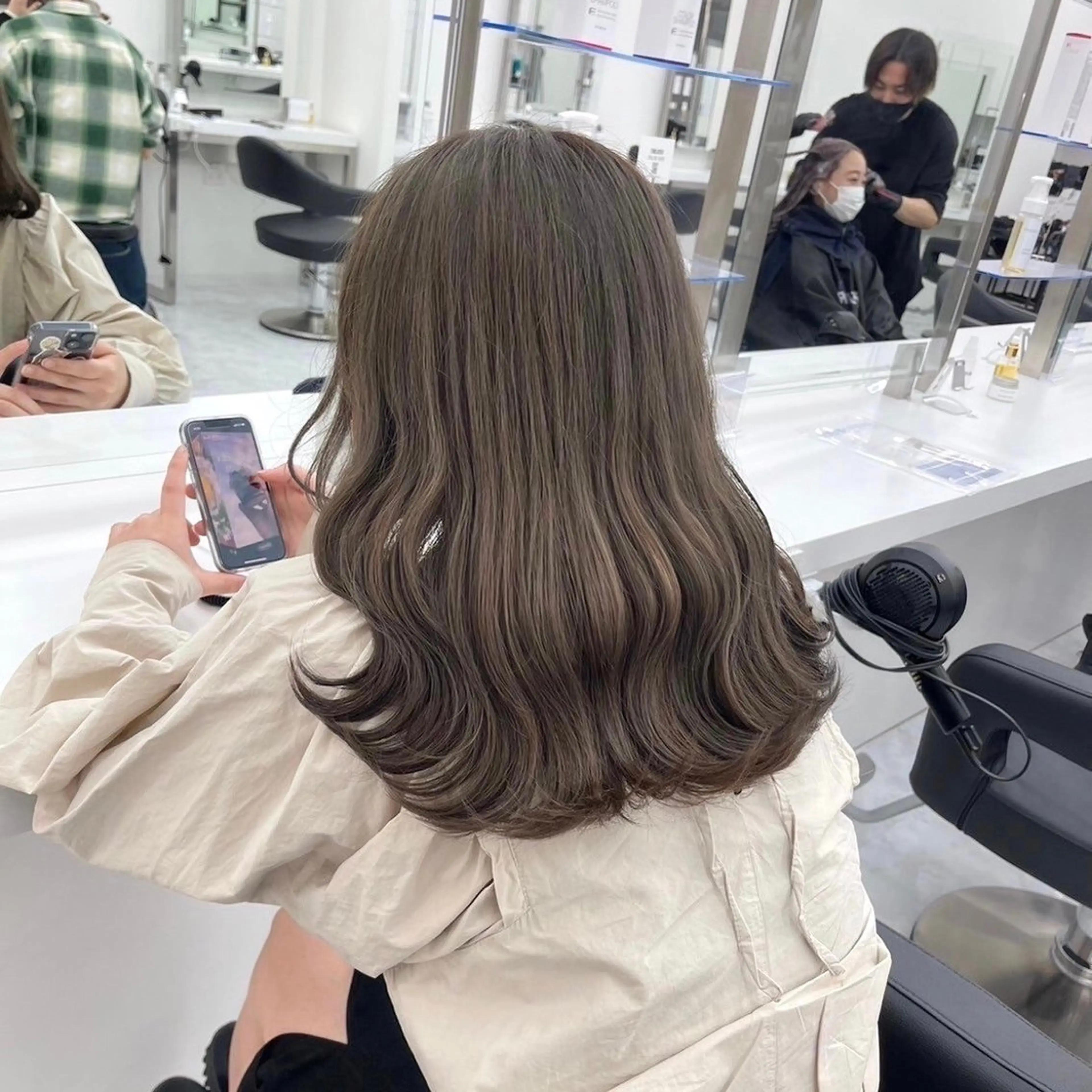 ミディアム カラー 暖色♡ガーリー Chinatsu🎀のヘアスタイル