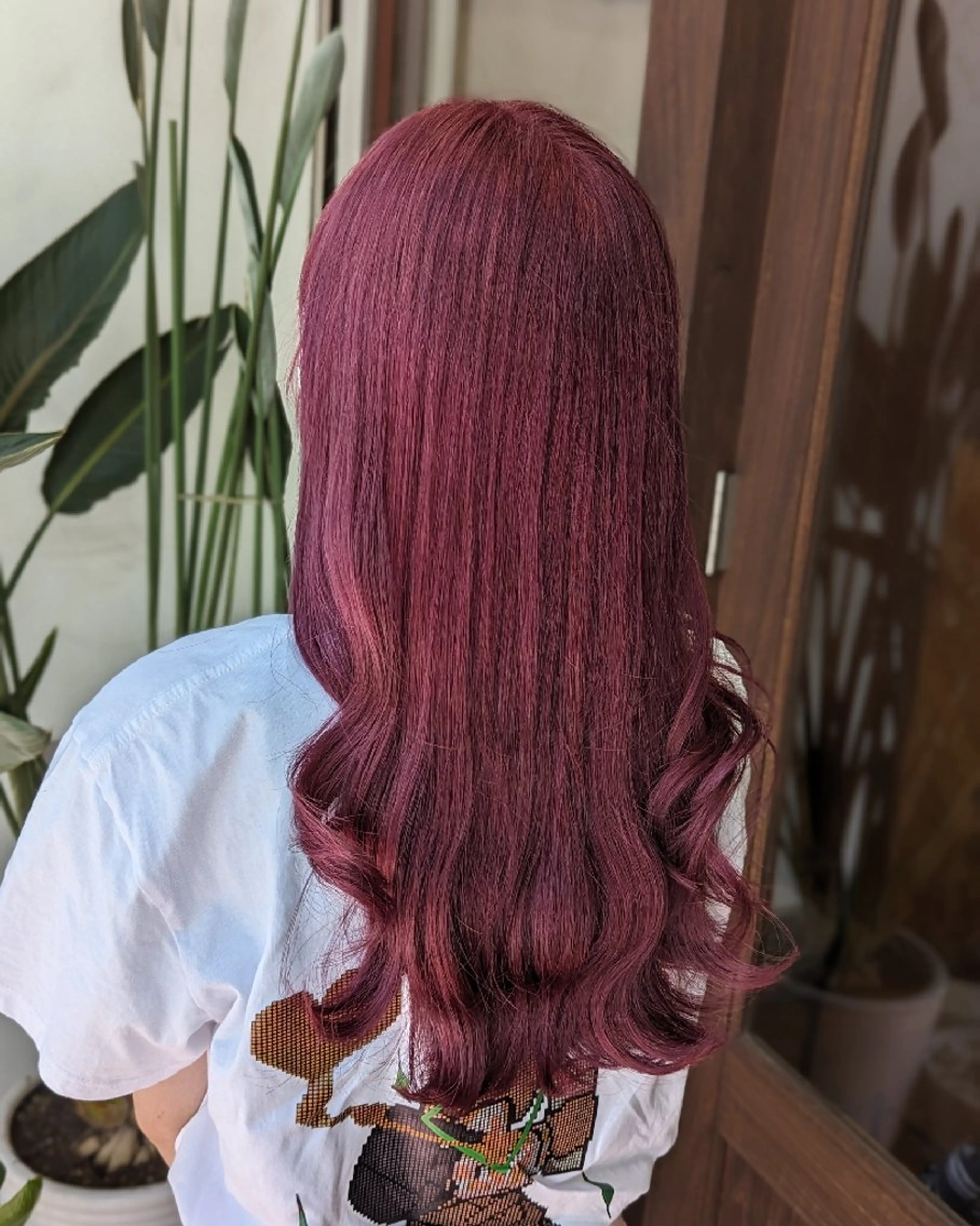 ロング カラー 髪質改善アンブリーチ 店長みやけななのヘアスタイル