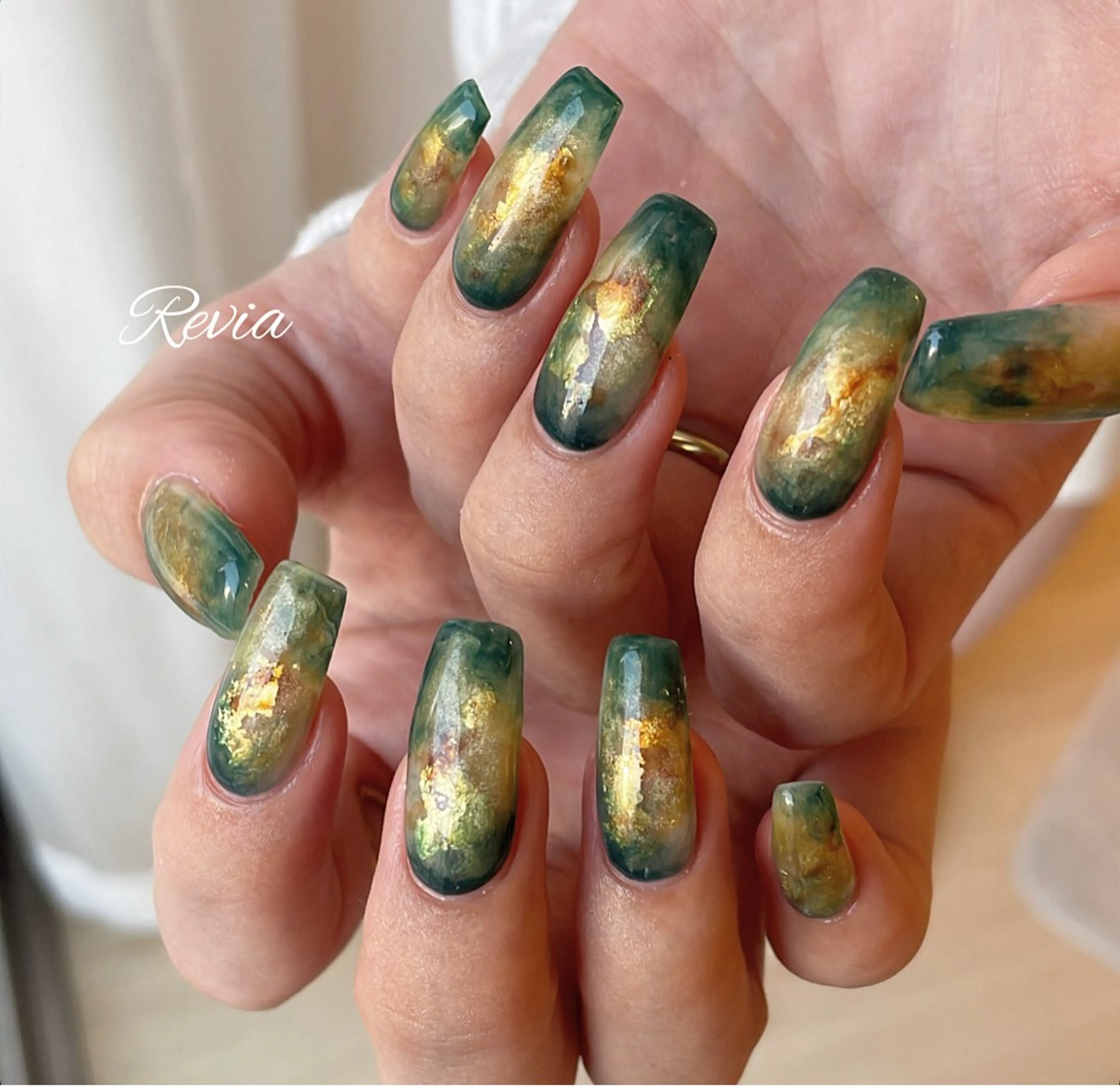 ネイル ハンドネイル revia所属・ERI Nailistのネイルデザイン