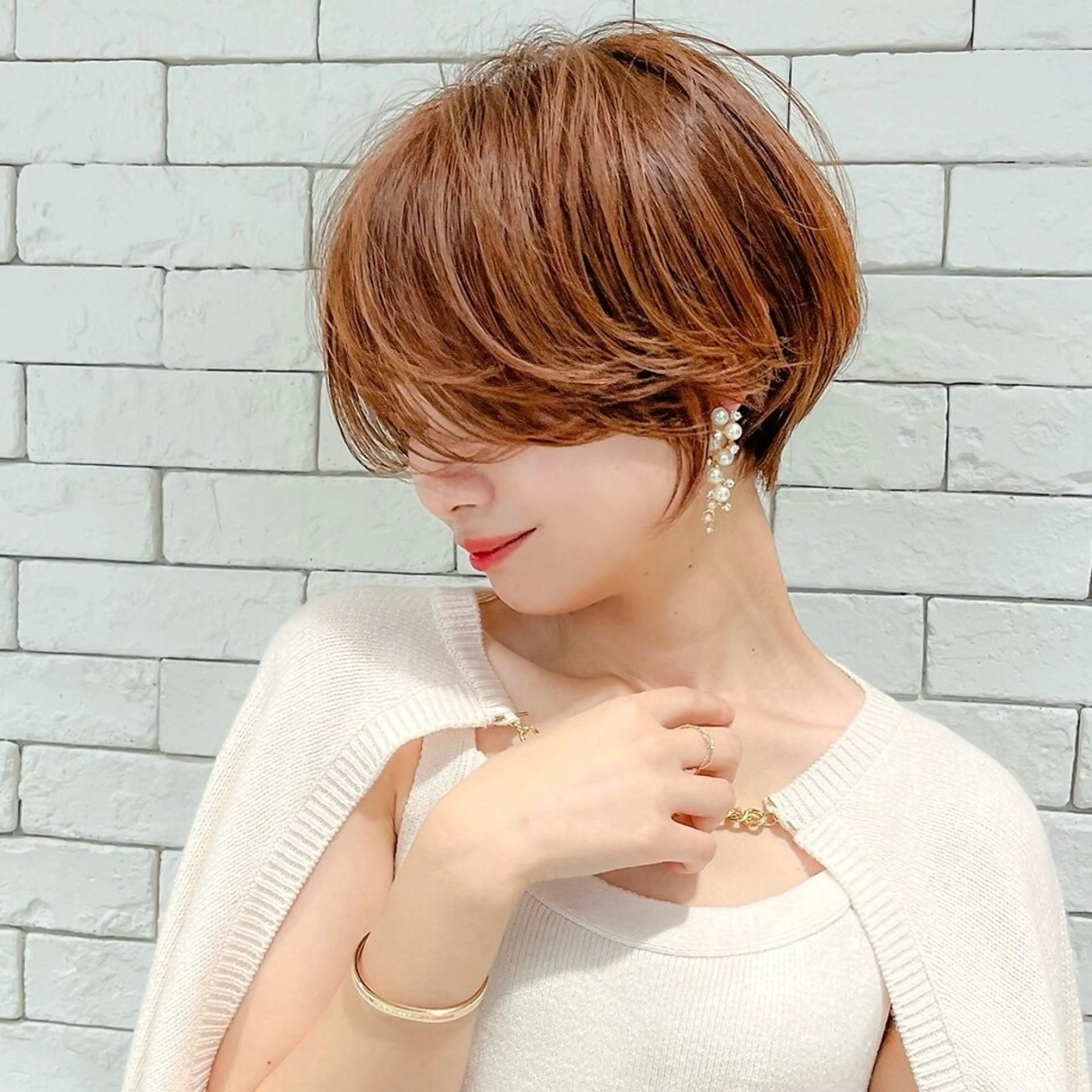 ショート カラー HARUKI MINATO JAPAN福岡所属・モテ髪レイヤー /韓国ヘアNOBUのヘアスタイル