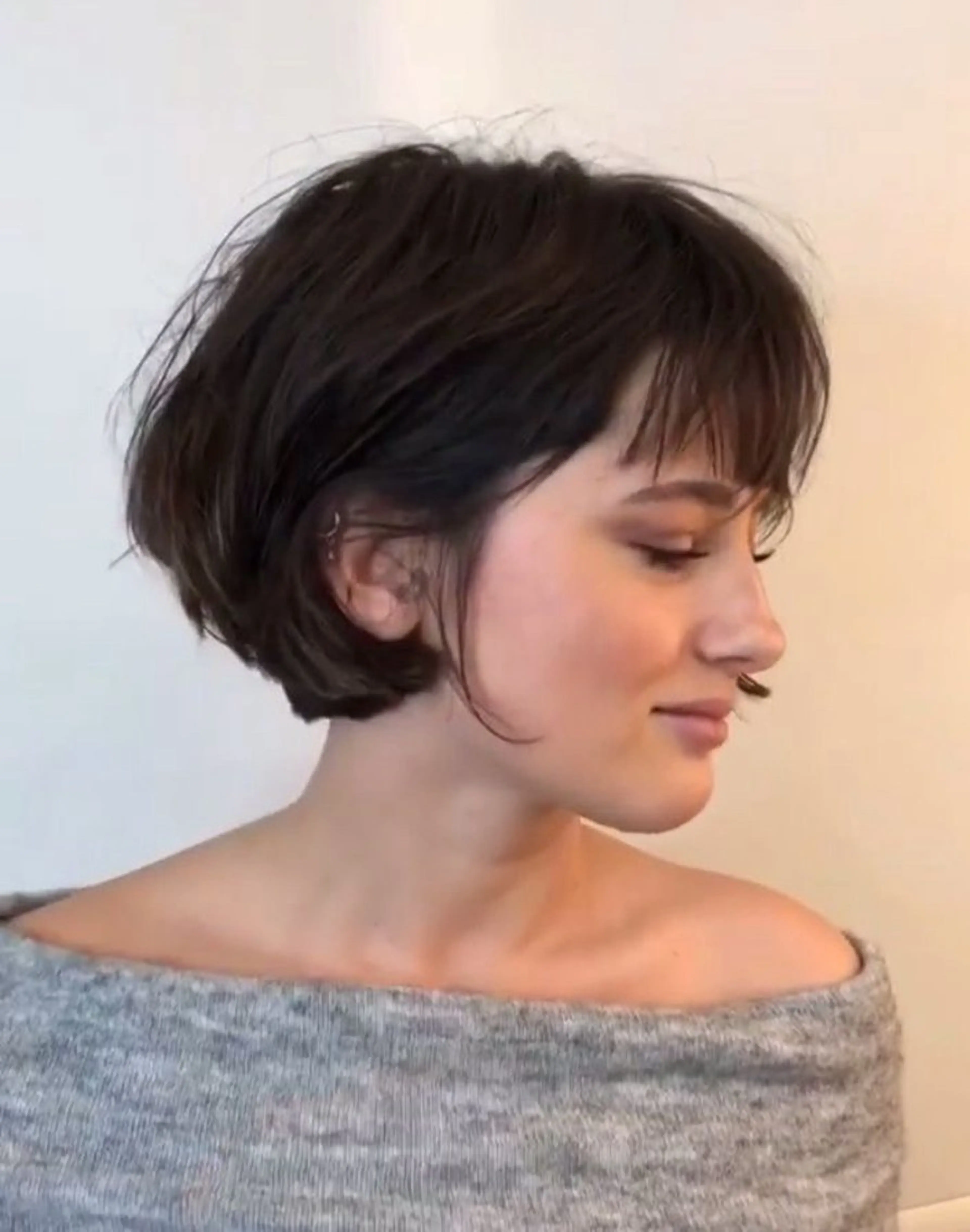 ショート knock所属・knock　國友 華乃のヘアスタイル