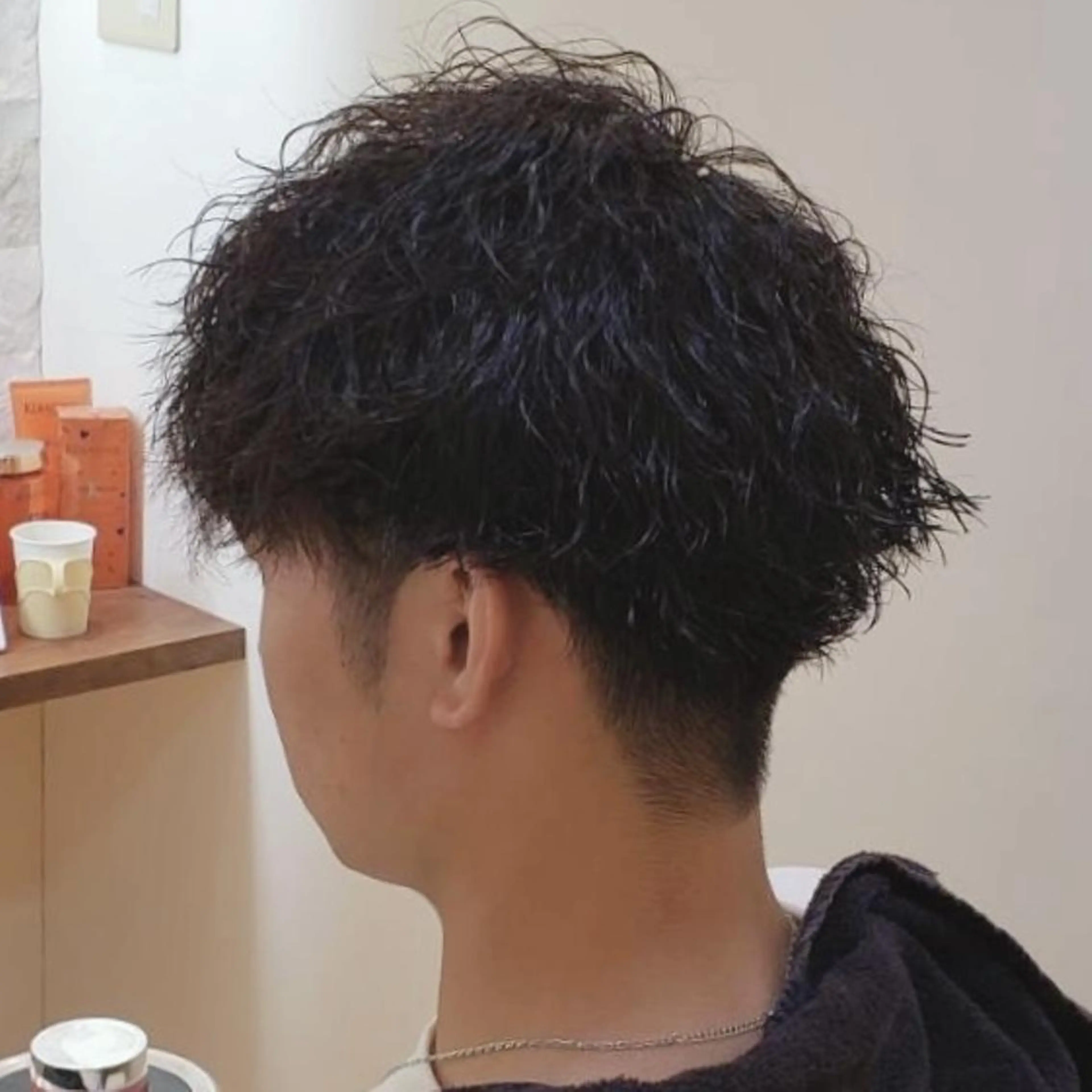 メンズ パーマ カット パーマ 【メンズ専門美容師】 栗原　球【きゅう】のヘアスタイル