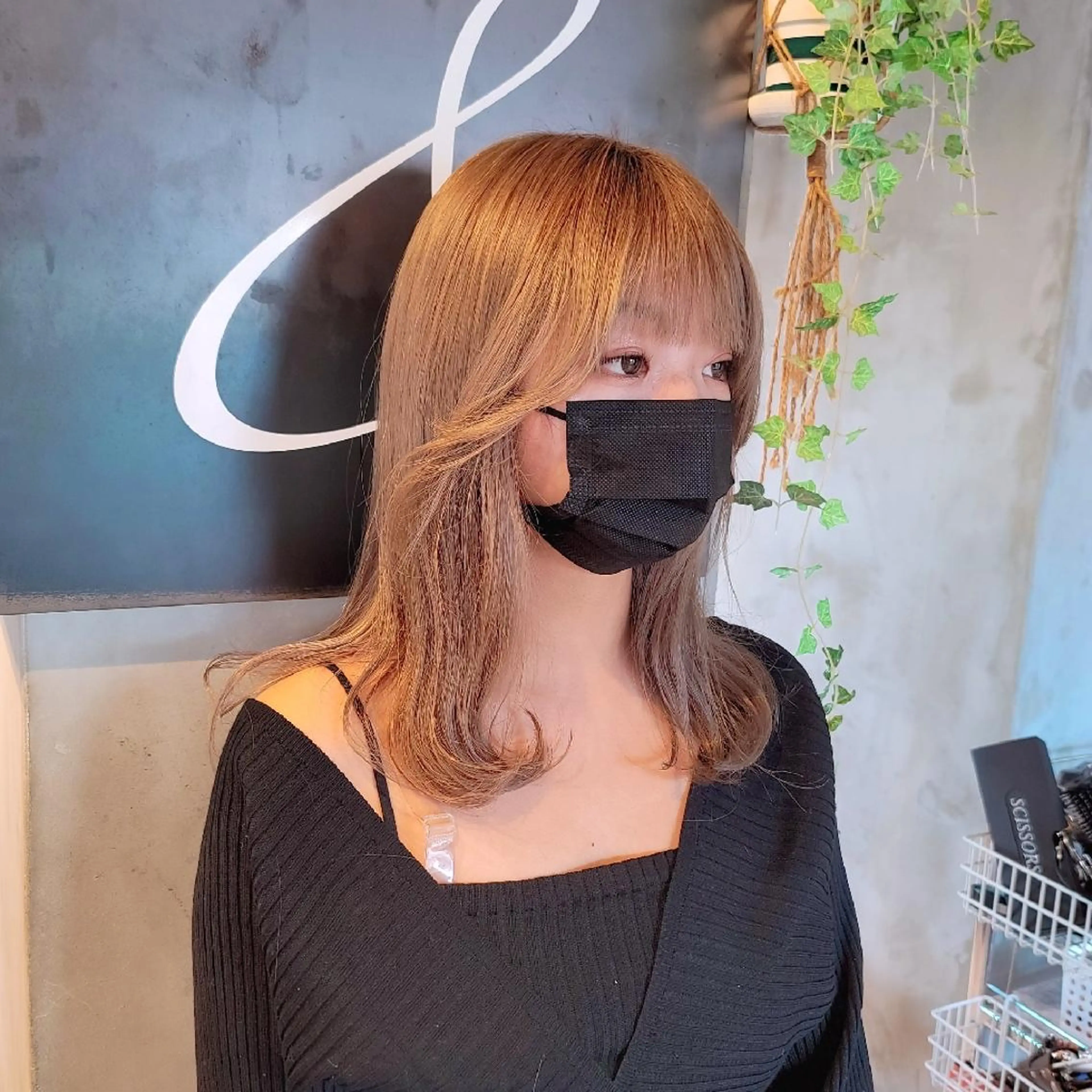 セミロング ヘアアレンジ 🐬似合わせ🦈 佐々田 桜江のヘアスタイル