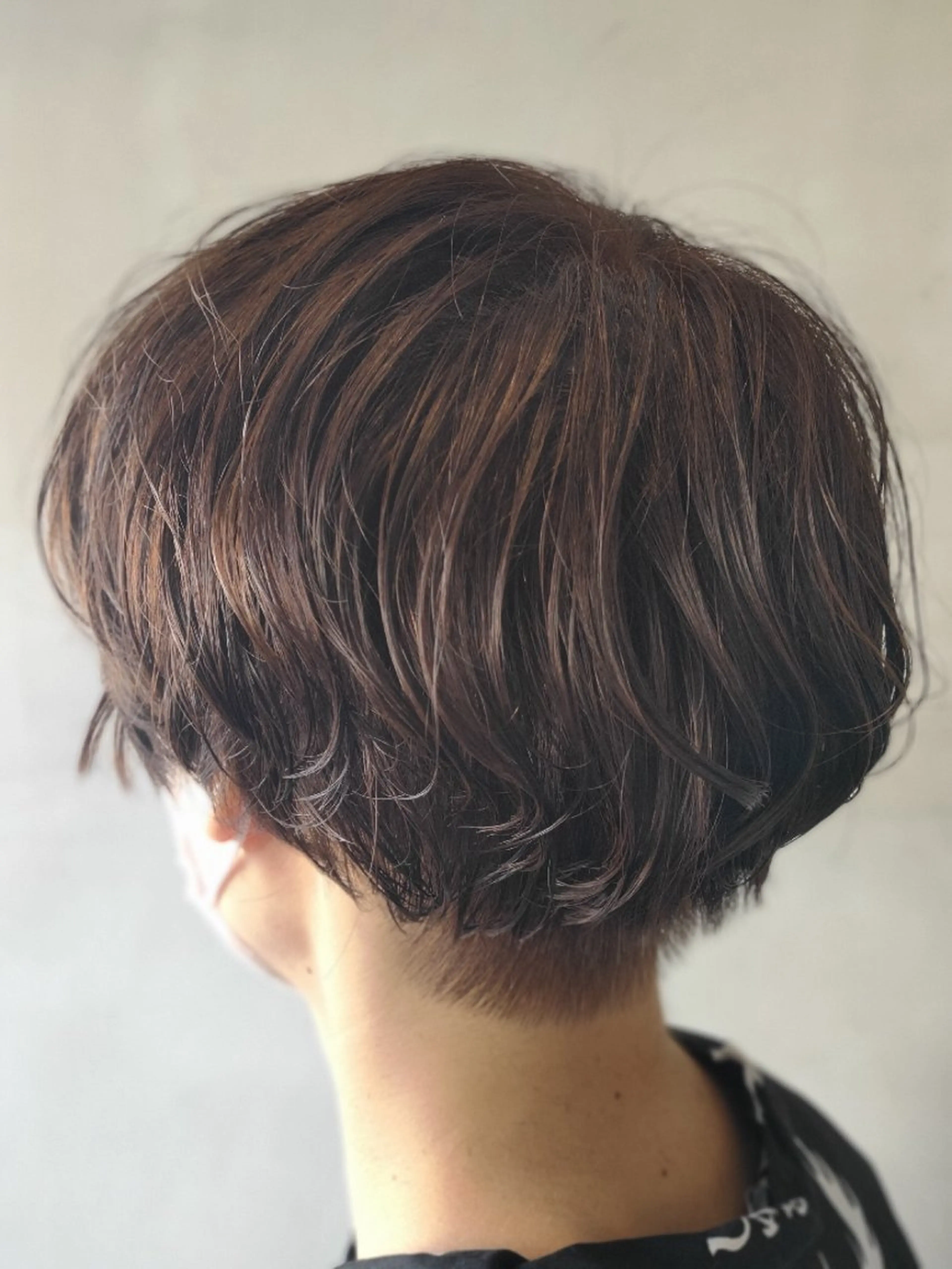 ショート パーマ ショートヘア ニュアンスパーマ 五十嵐 野乃佳のヘアスタイル