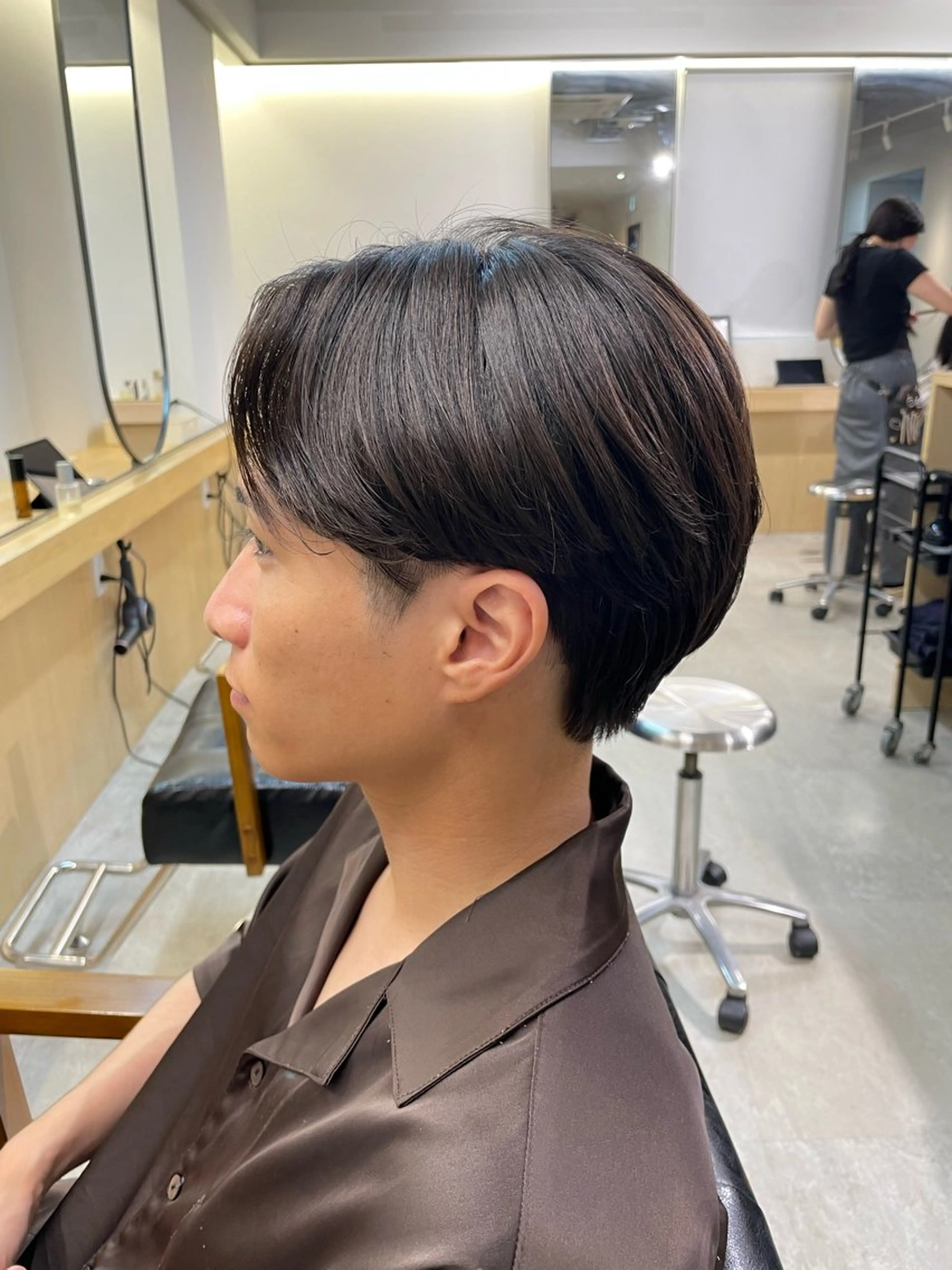 ショート パーマ メンズ カット パーマ マエダ リョウのヘアスタイル