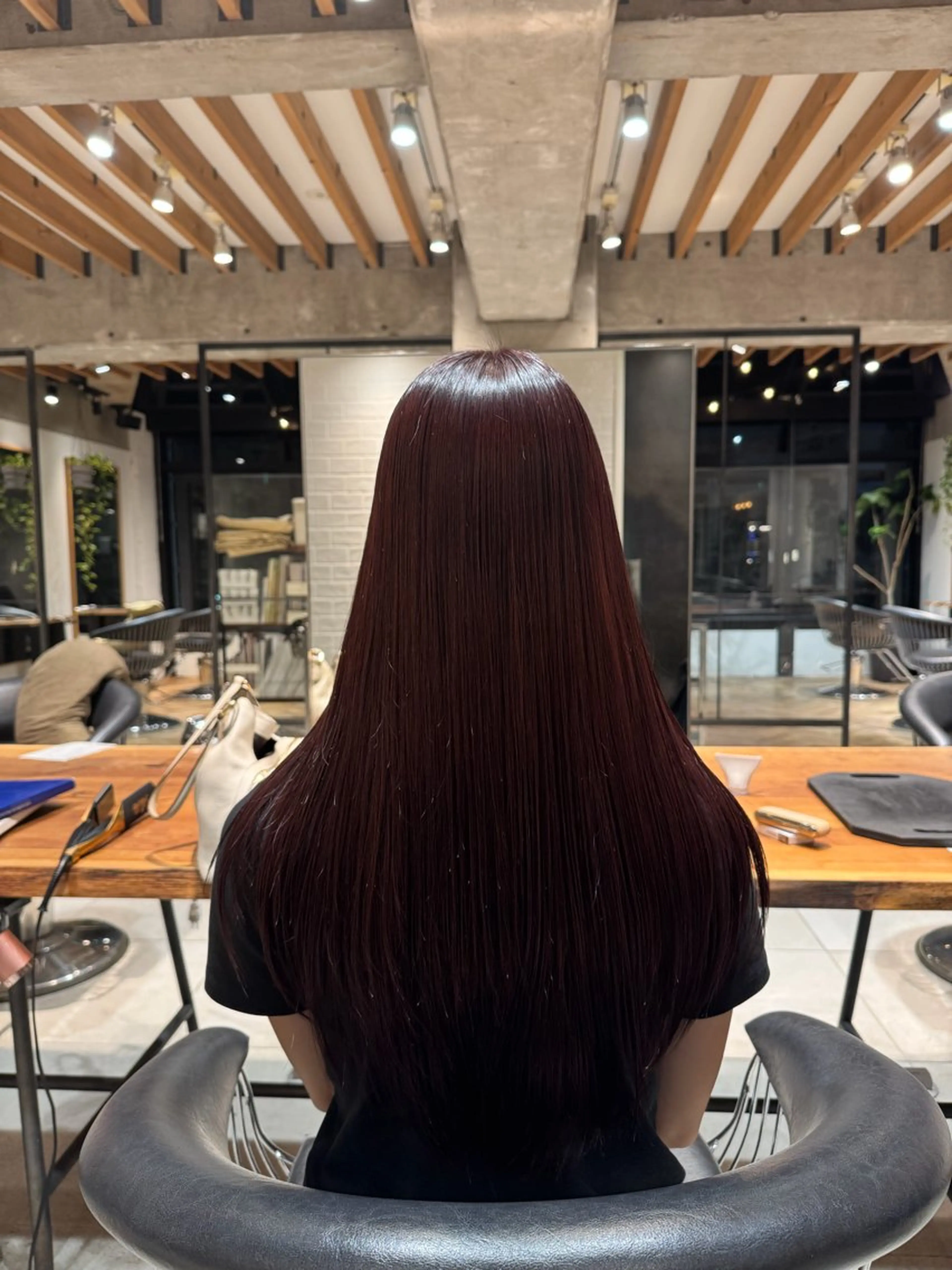 ロング ヘアカラー トリートメント 髪質改善✨高級カラー 野井琢生のヘアスタイル