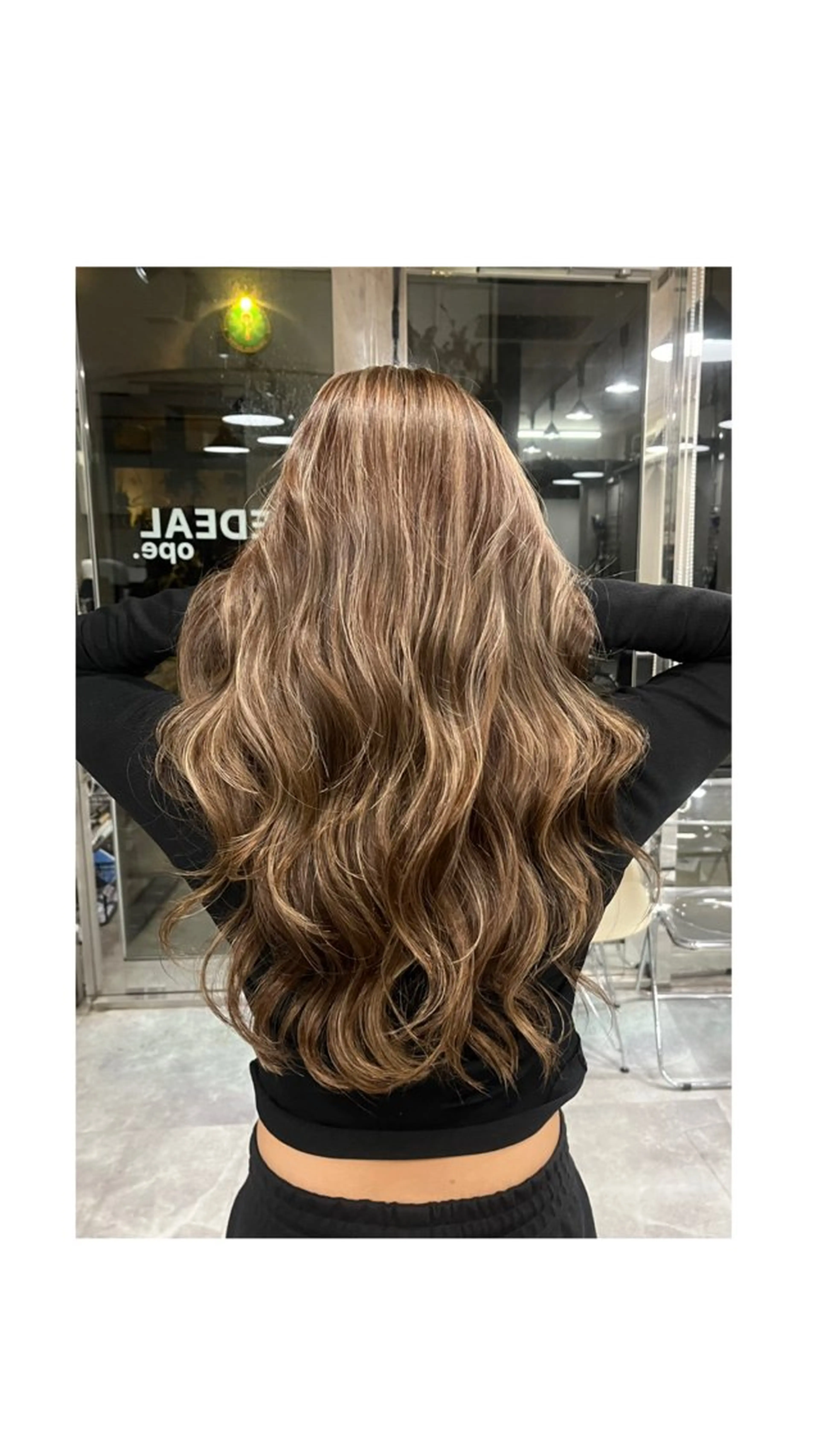 ロング ハイライト ヘアカラー さえ 大宮/ハイライトのヘアスタイル