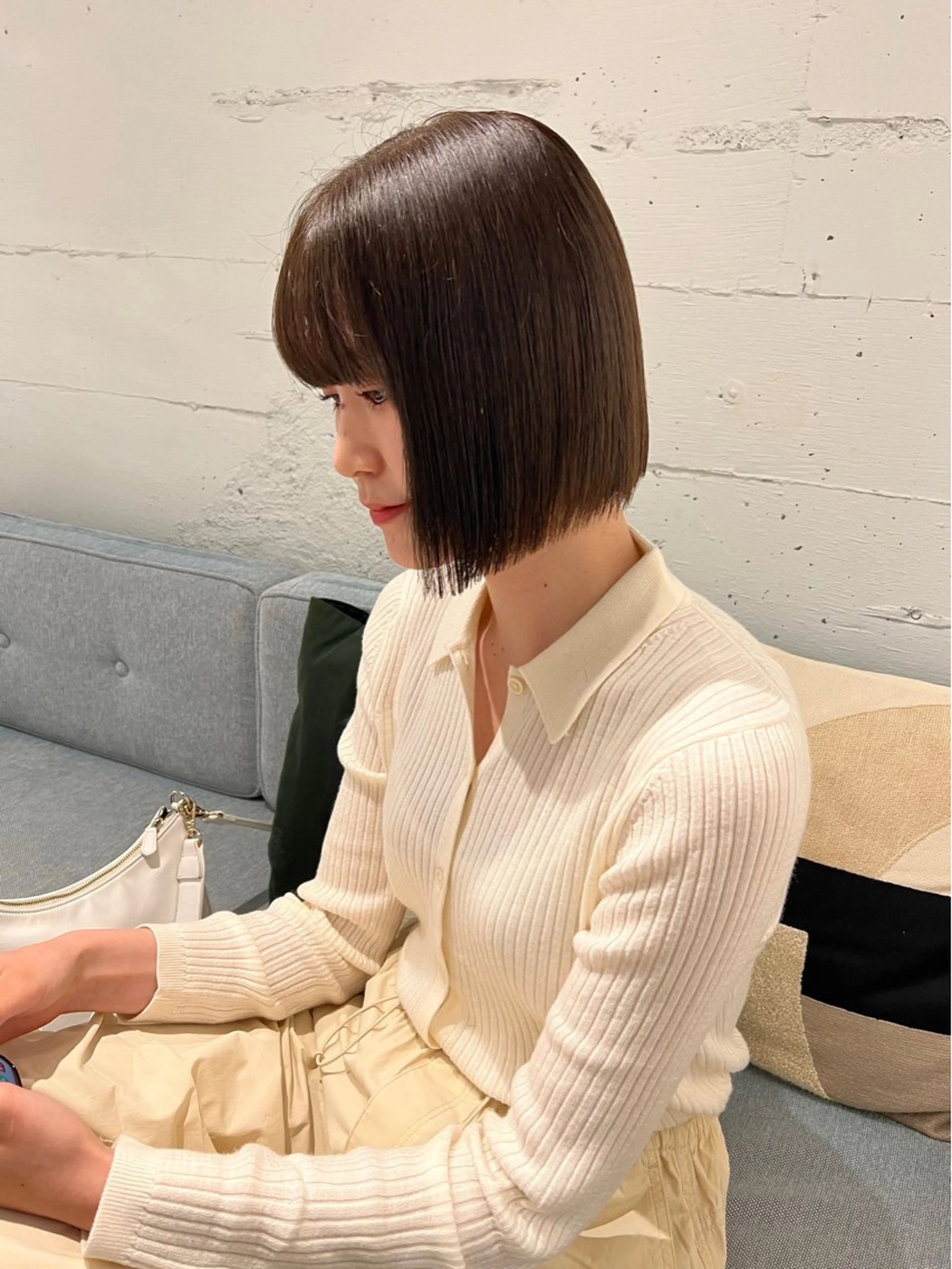 ショート カラー 峯田 優花のヘアスタイル