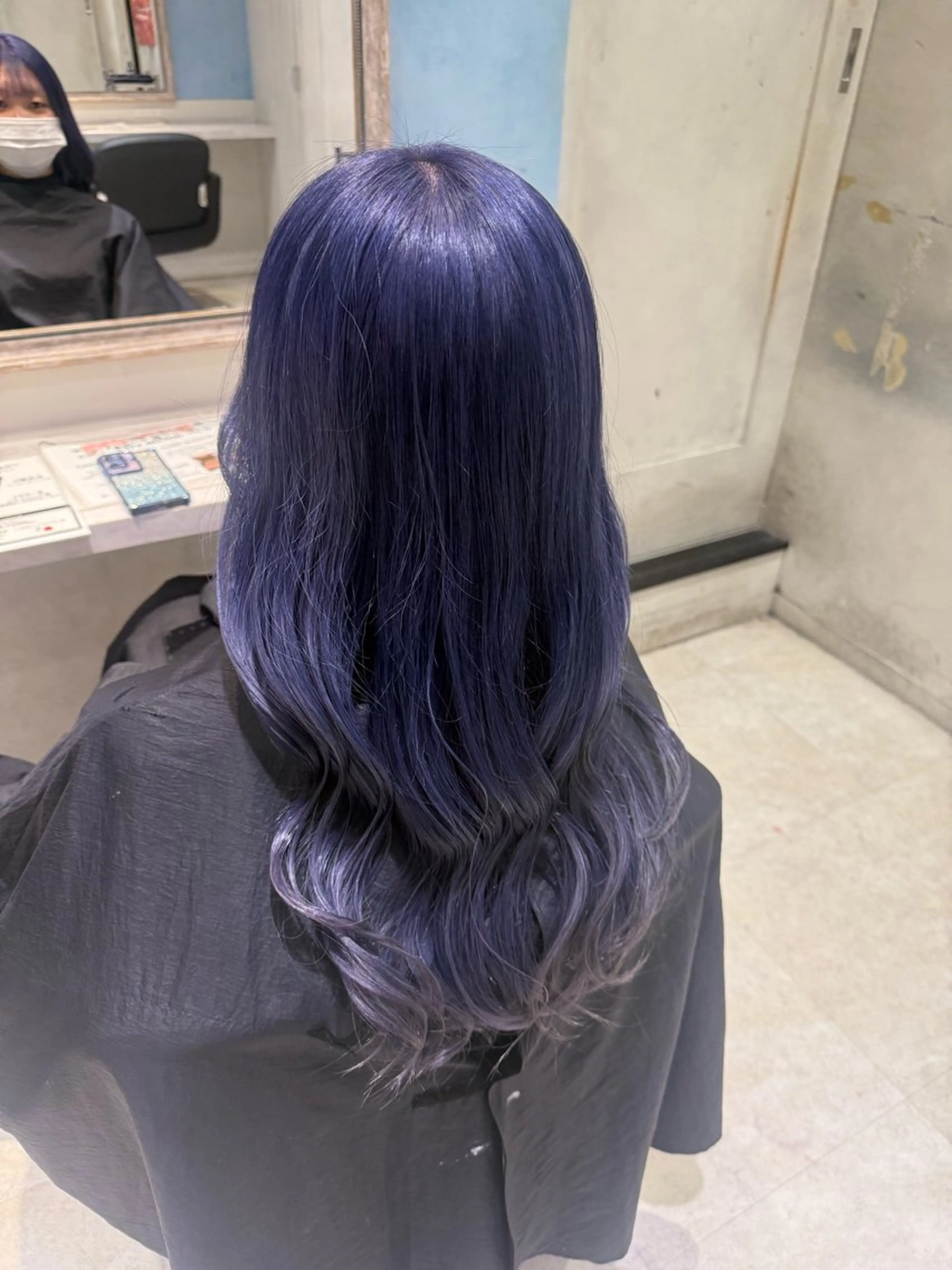 ロング カラー アッシュ ベージュカラー ブリーチ ブルーカラー 透明感カラー ヘアカラー ハイトーン/ブリーチ 💙みずき💙のヘアスタイル