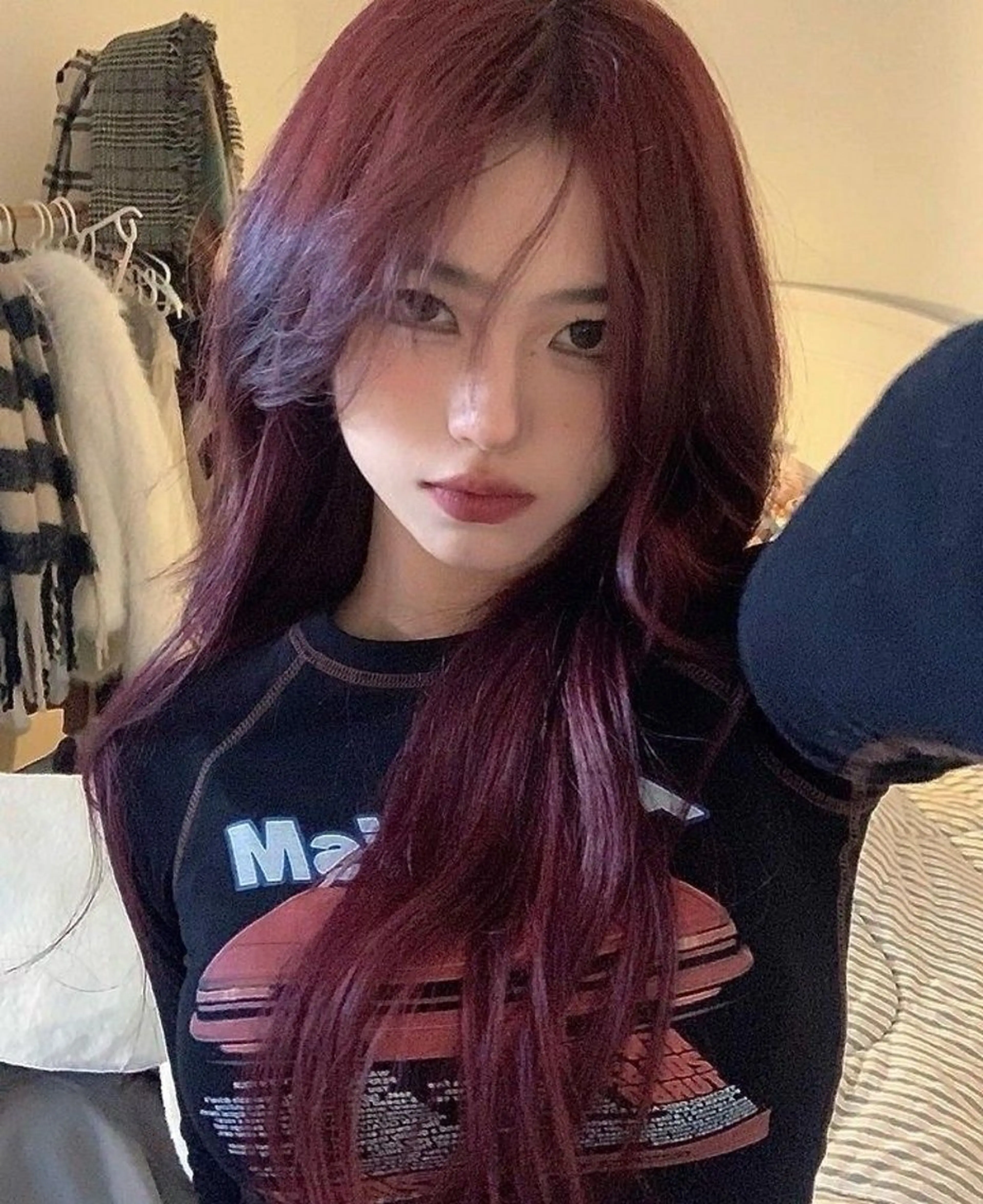 セミロング カラー ヘアアレンジ ブリーチ ケアブリーチ ピンクカラー レッドカラー 髪質改善 カット ヘアカラー トリートメント ヘアセット 💗うる艶モテ髪 💗髪質改善✨🫧のヘアスタイル