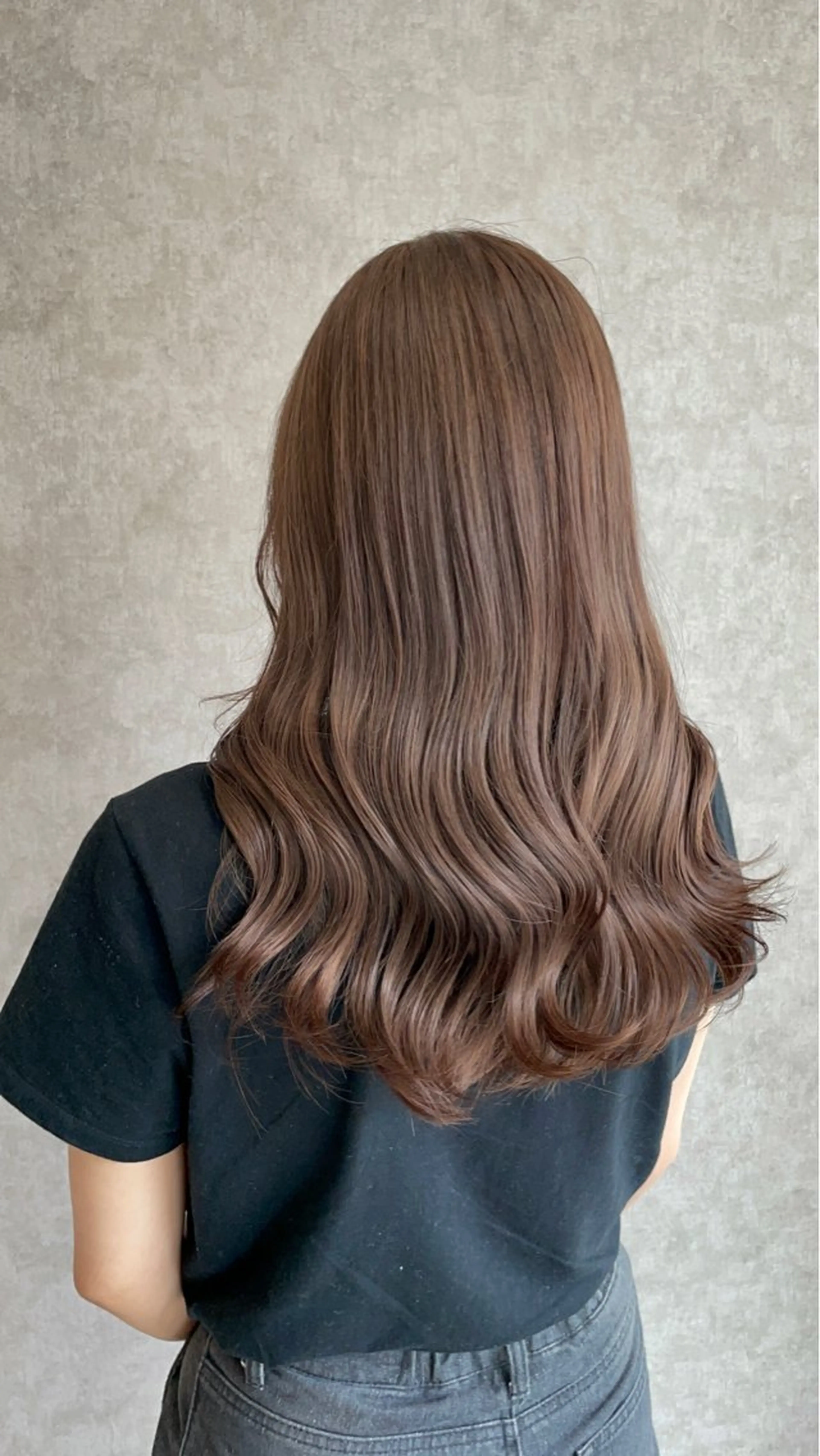 セミロング カラー ブリーチ ブラウンカラー ケアブリーチ 透明感カラー ミルクティーブラウン ヘアカラー Taku ／ケアハイトーンのヘアスタイル