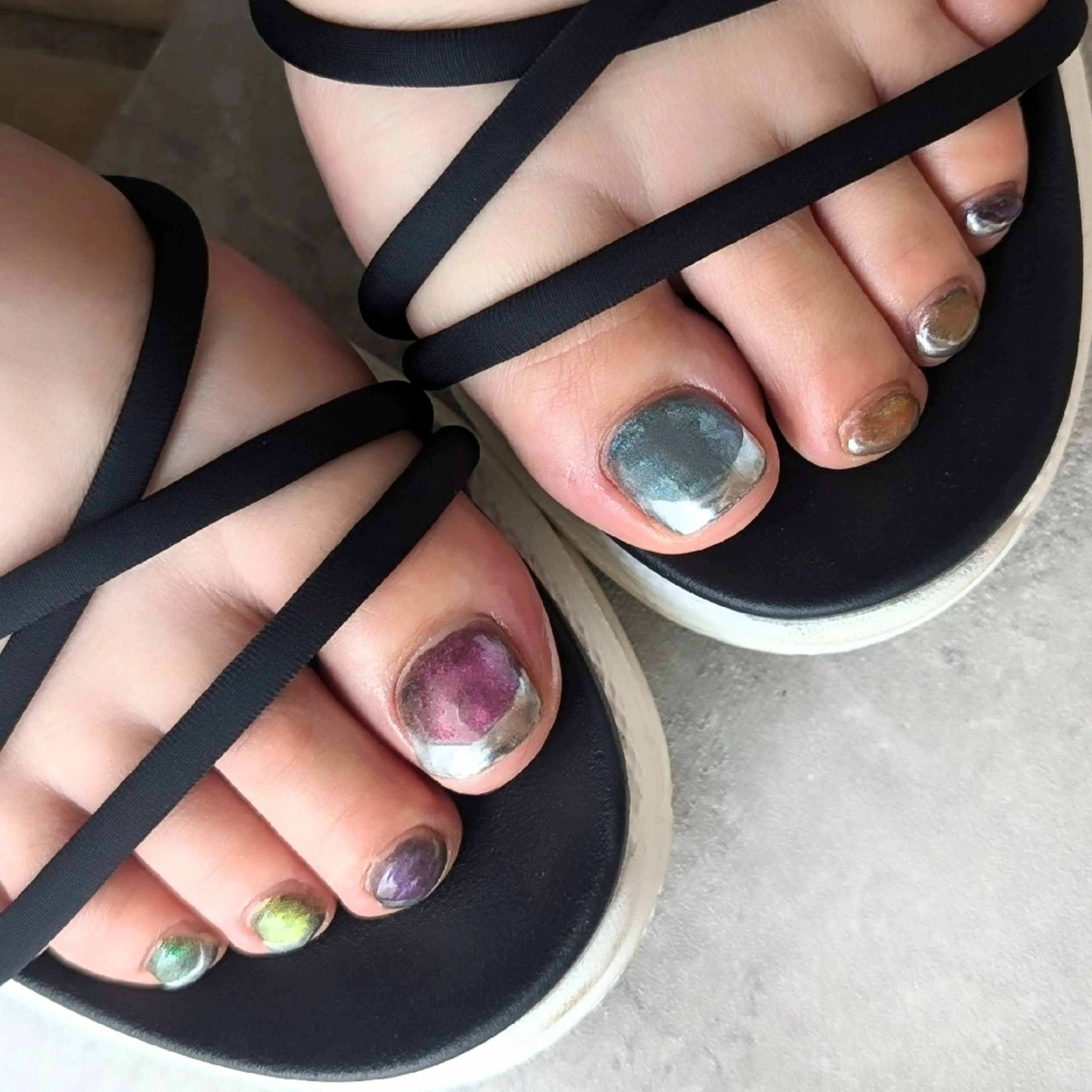 ネイル フットネイル フットネイル aycnail 　Ayakaのネイルデザイン
