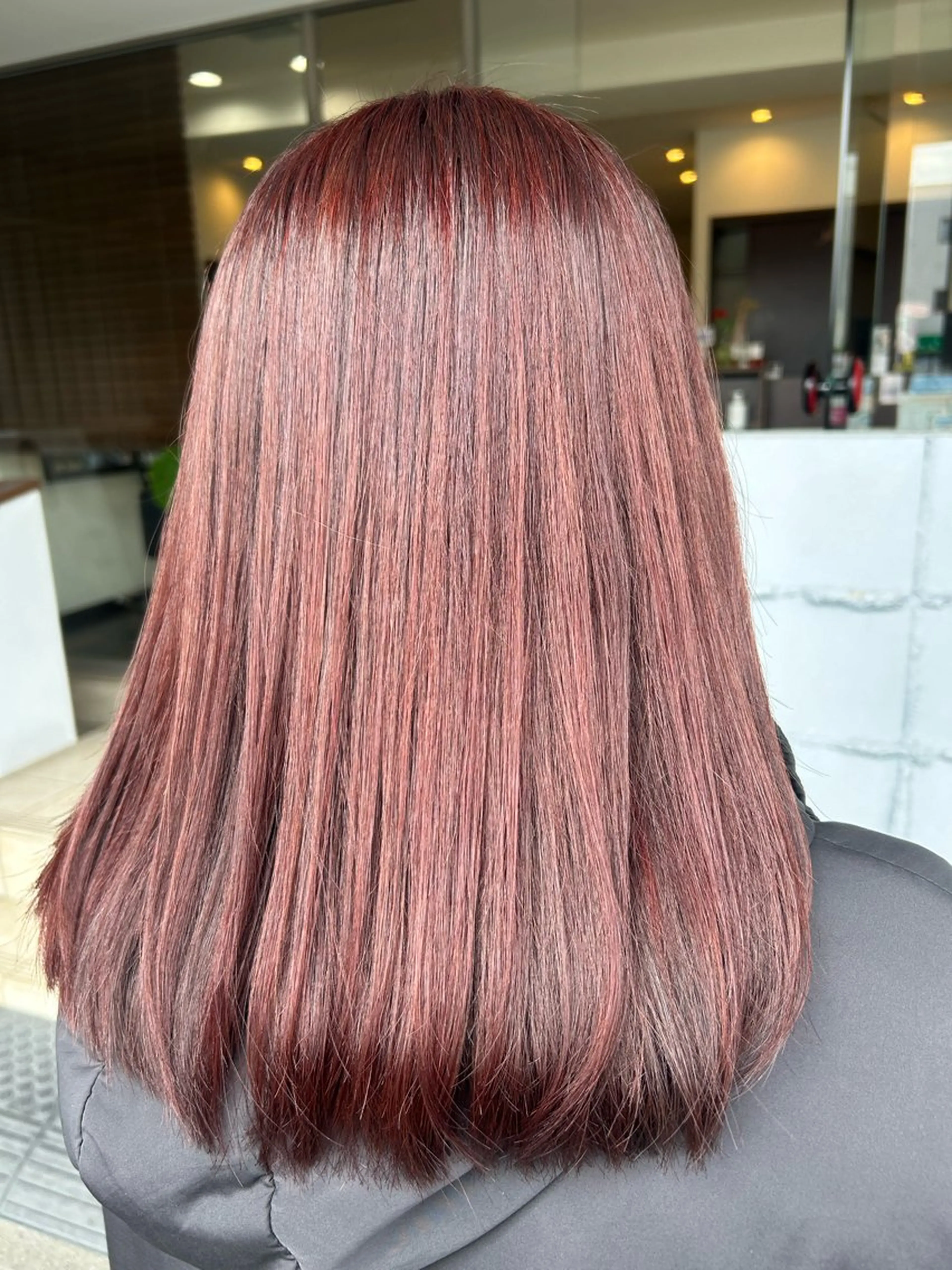 ミディアム カラー 美容室 Jフィドルファドル所属・わきた かずなのヘアスタイル