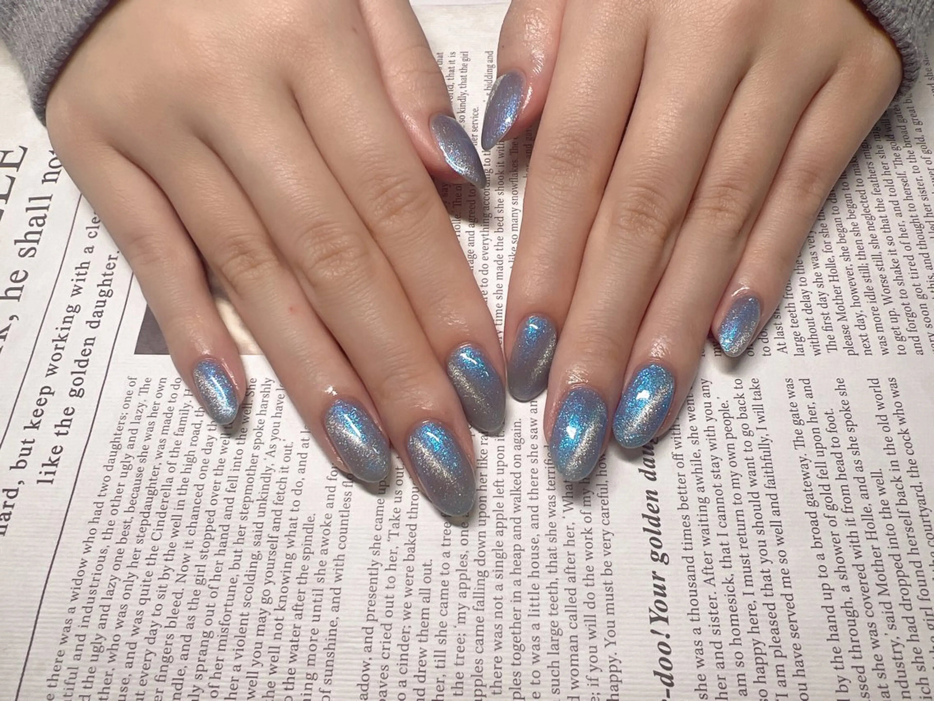 （ソフトジェルオフ有り） マグネットネイル🧲💅の写真