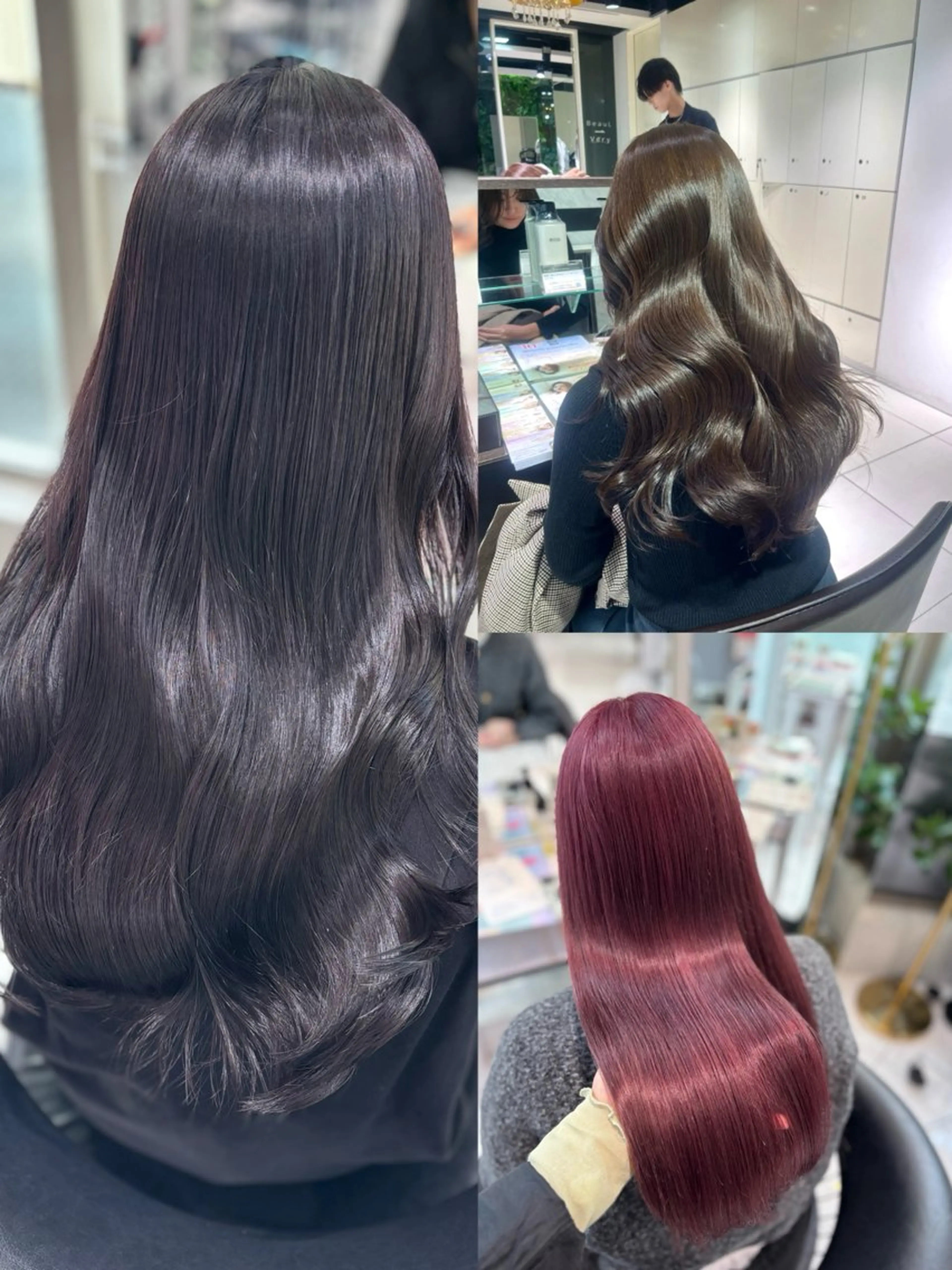ロング トリートメント Rin/寒色系カラー 🦋/うる艶ヘア🫧のヘアスタイル