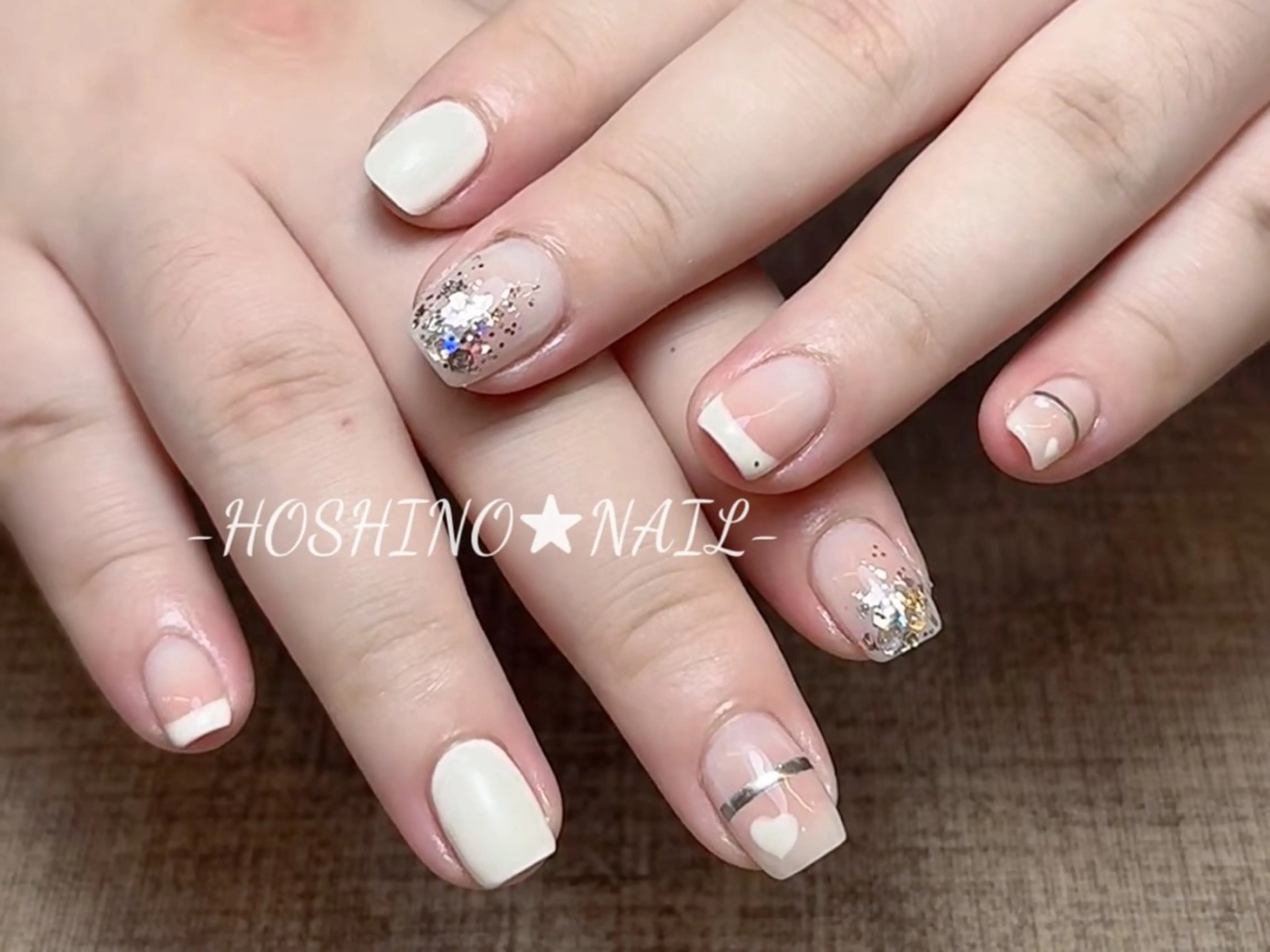 ネイル オーロラネイル チークネイル ドット フットネイル フレンチネイル ハンドネイル ★HOSHINO NAIL★新宿店のネイルデザイン