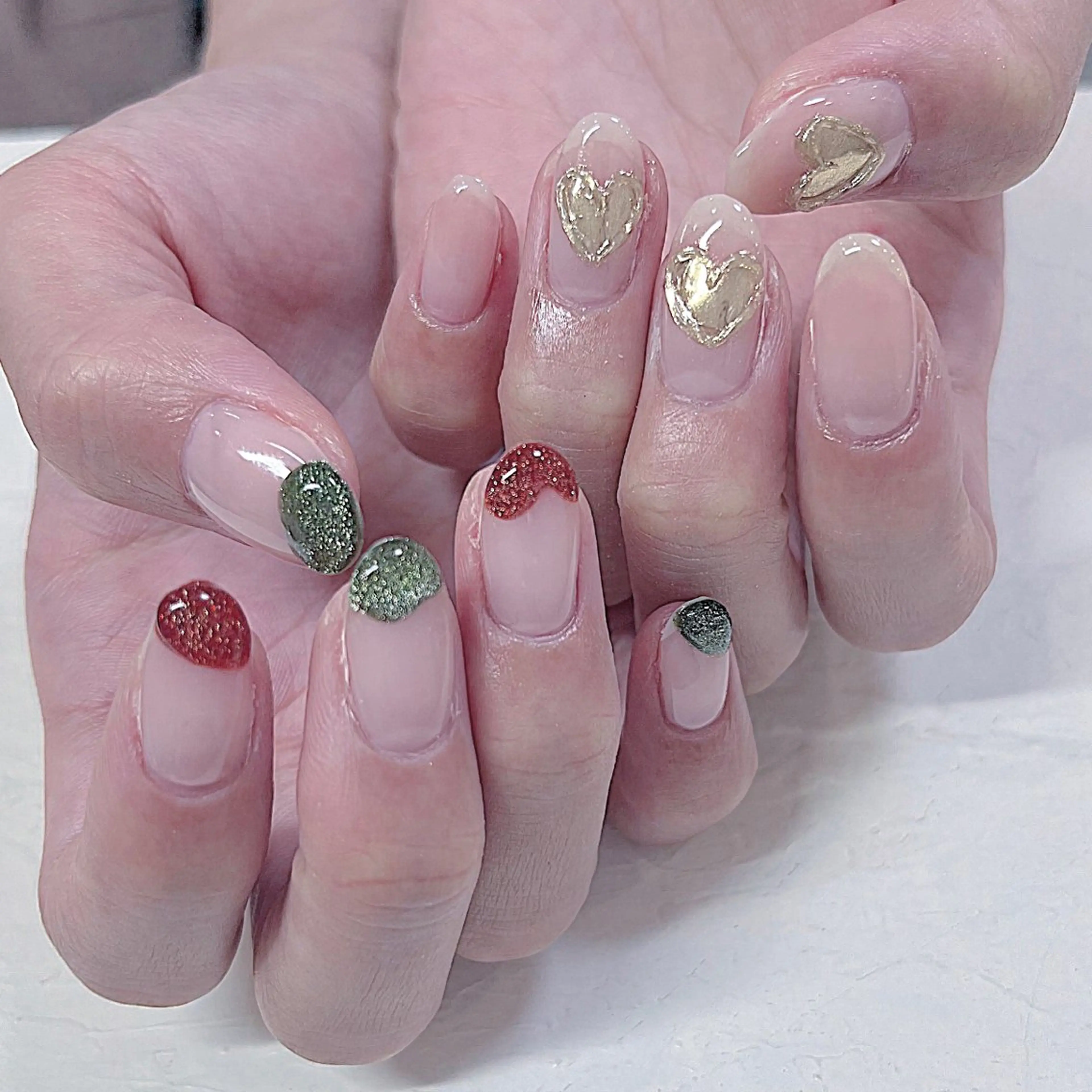 ネイル ハンドネイル Maya 🧊🫧‪のネイルデザイン