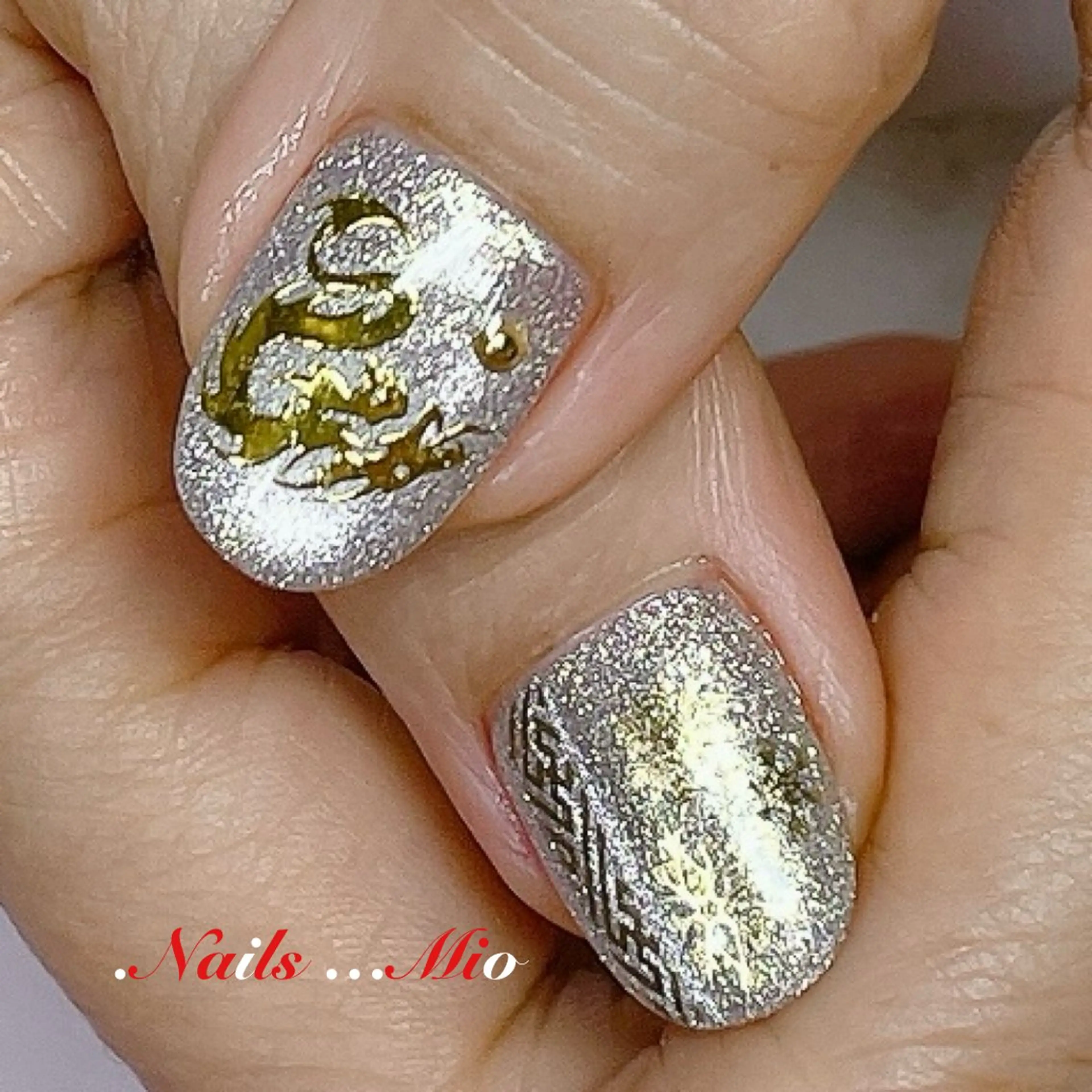 ネイル アートネイル ジェルネイル .Nails Mio 赤羽西ネイルサロンのネイルデザイン