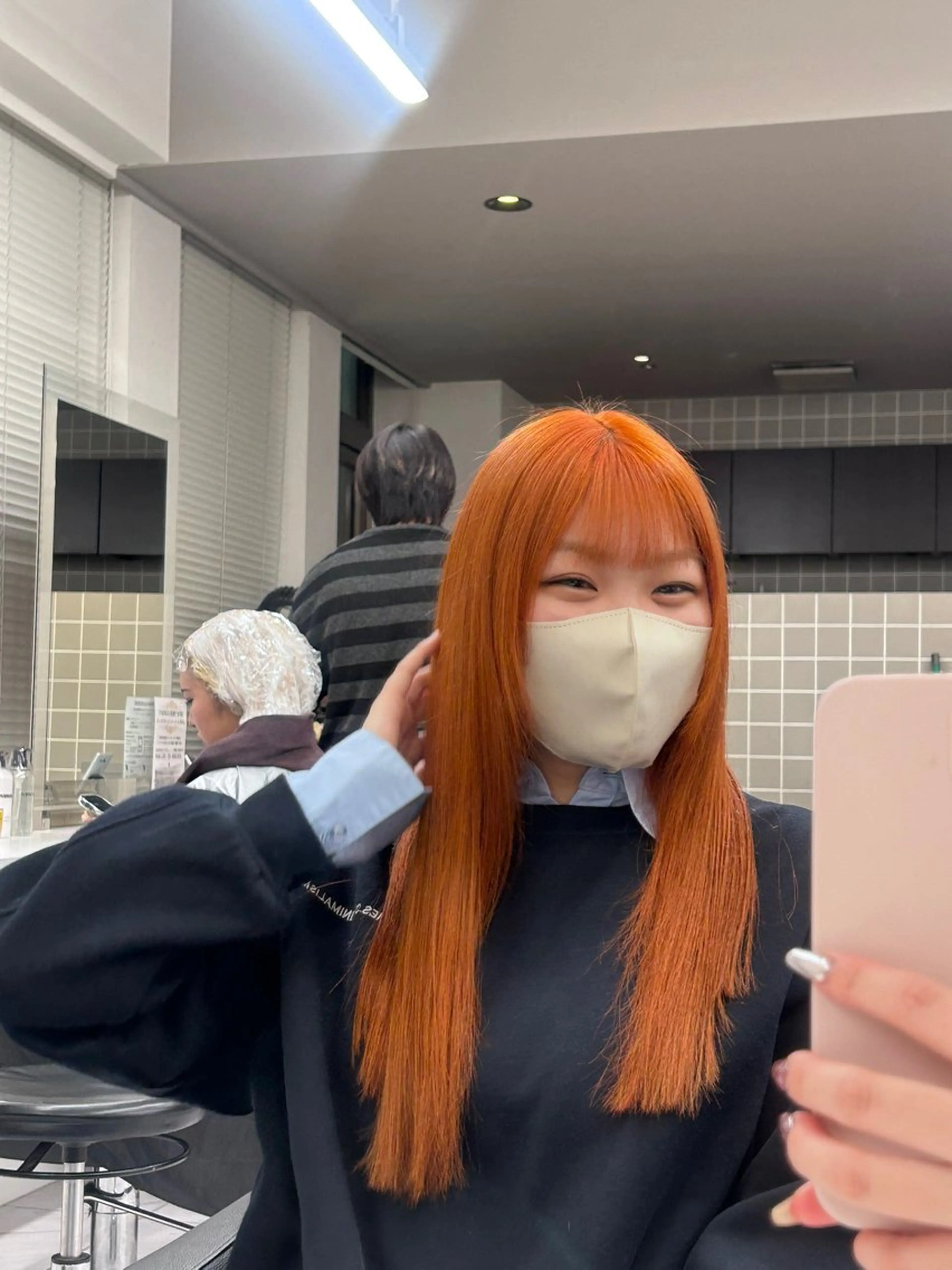 カラー ヘアカラー トリートメント beige🤎ダブル カラー/レイヤー🧸のヘアスタイル