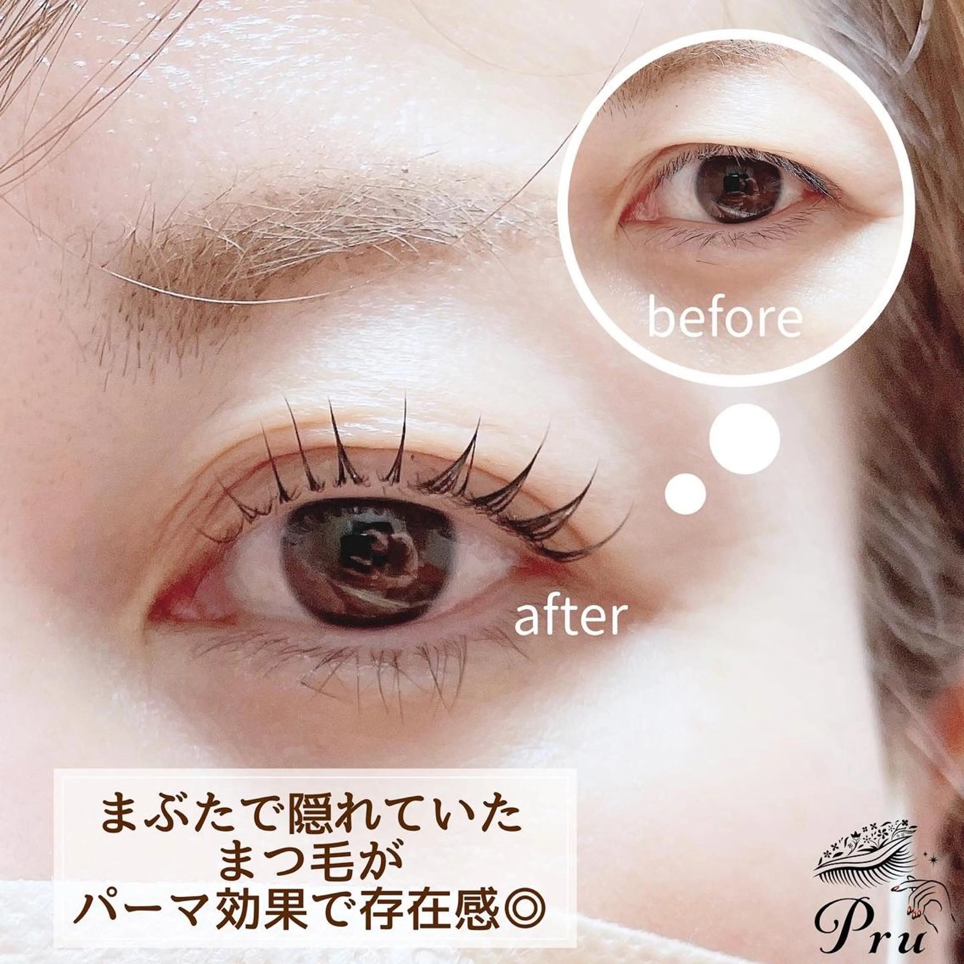 マツエク・マツパ まつげパーマ マツパ プル eyelashのマツエク・マツパデザイン