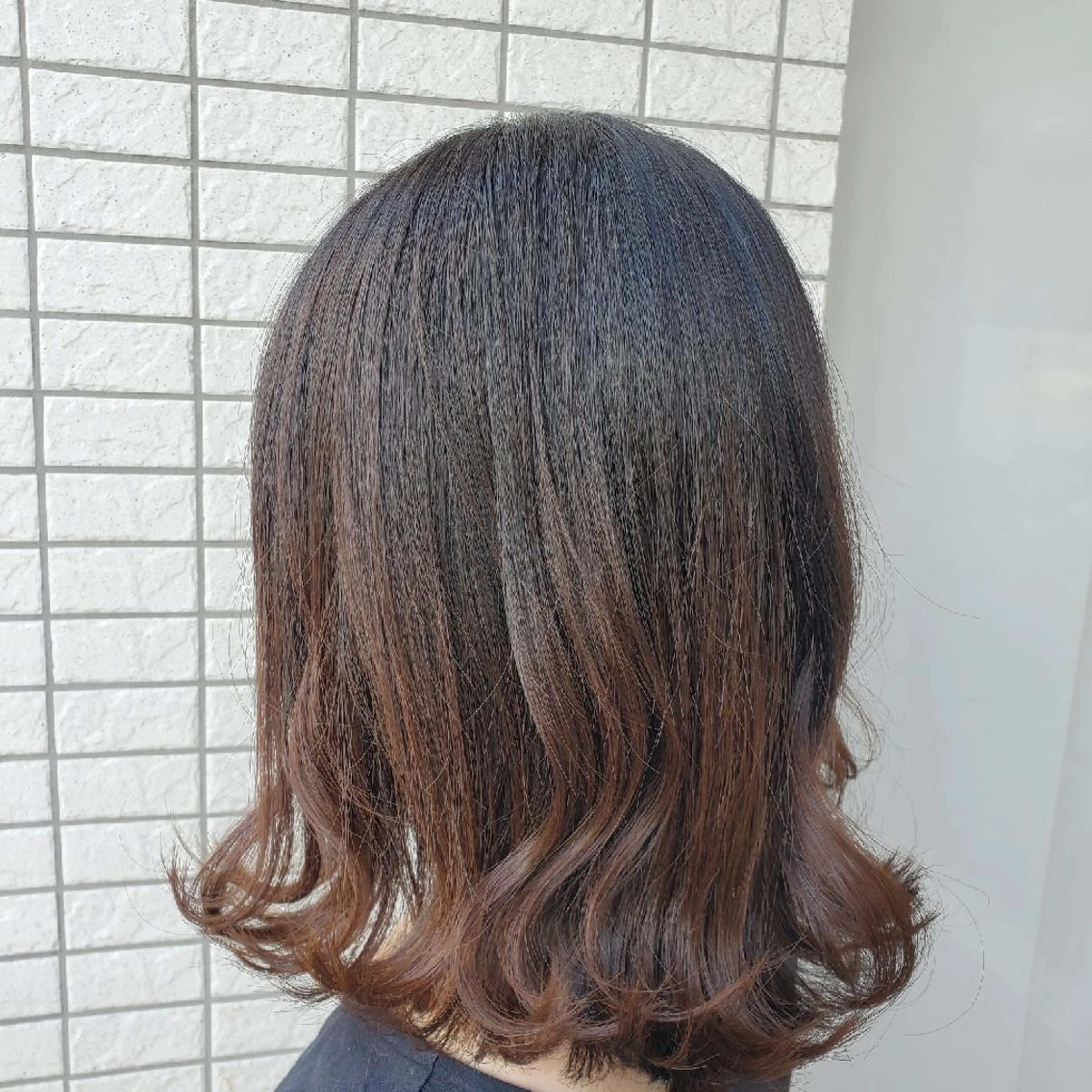 ミディアム 外ハネヘア 堀 凌紀のヘアスタイル