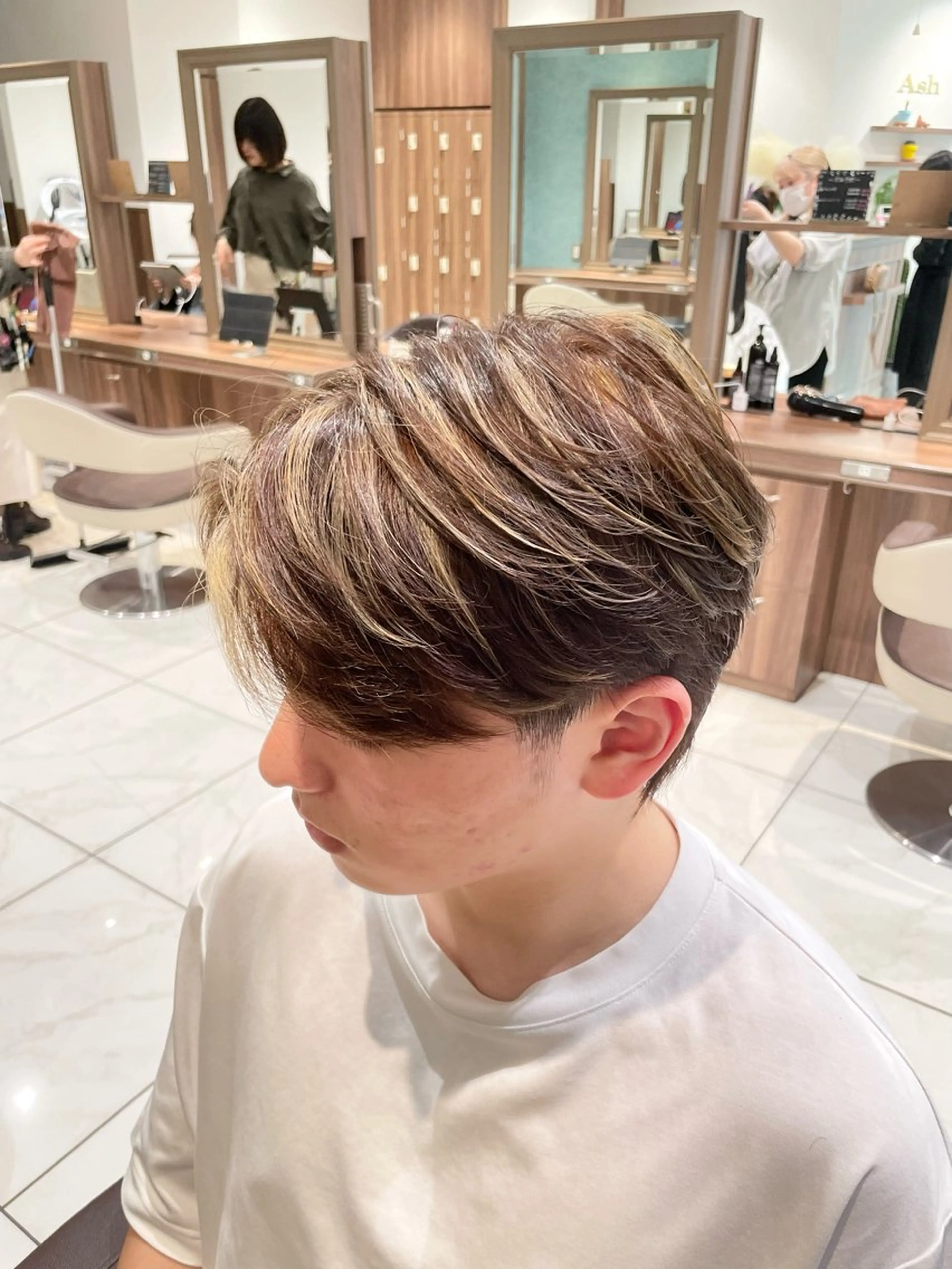 カラー メンズ カット ヘアカラー 🇰🇷韓国ヘア★ 副店長.쿠리타⭐︎のヘアスタイル