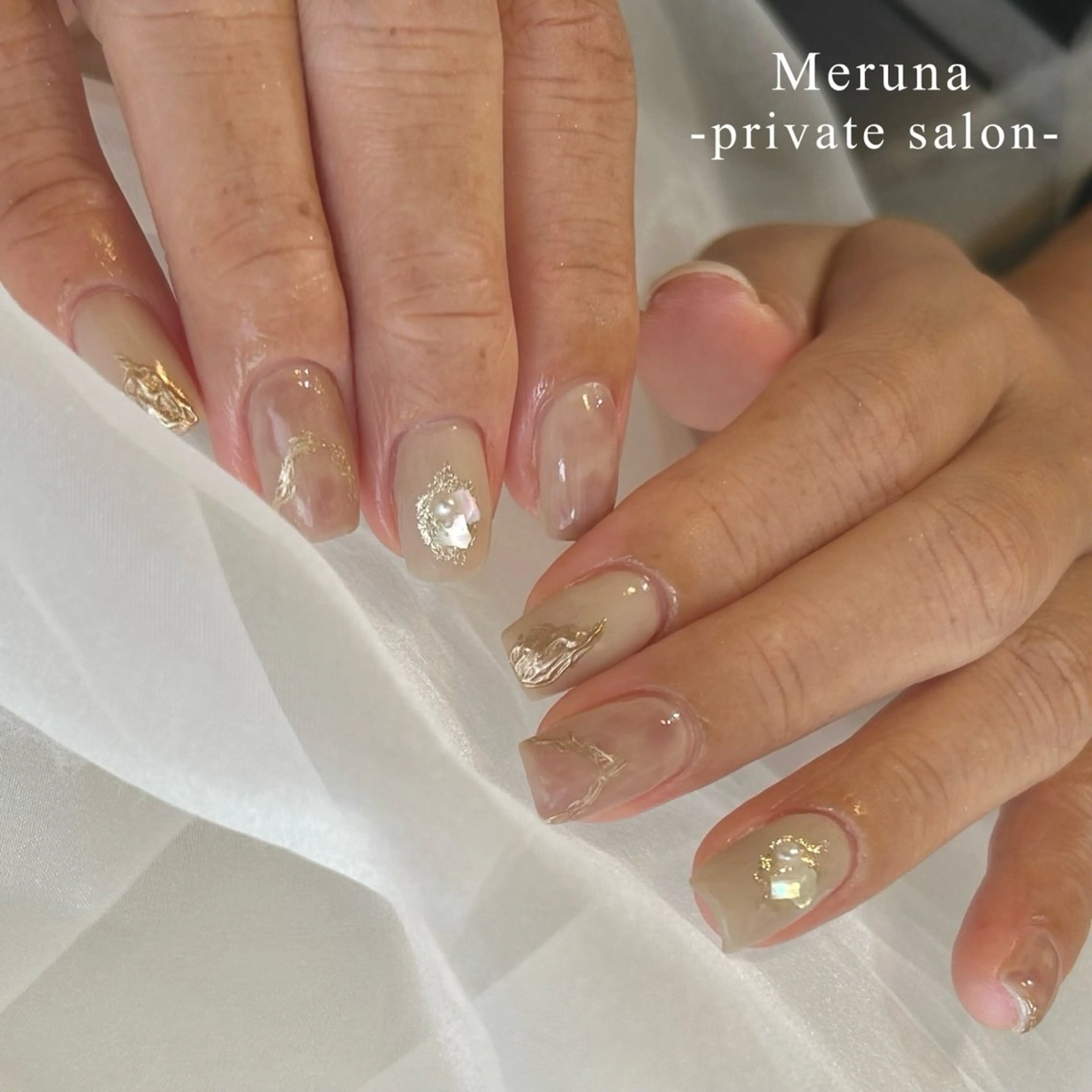 ネイル ハンドネイル Meruna .ﾒﾙｰﾅ.のネイルデザイン