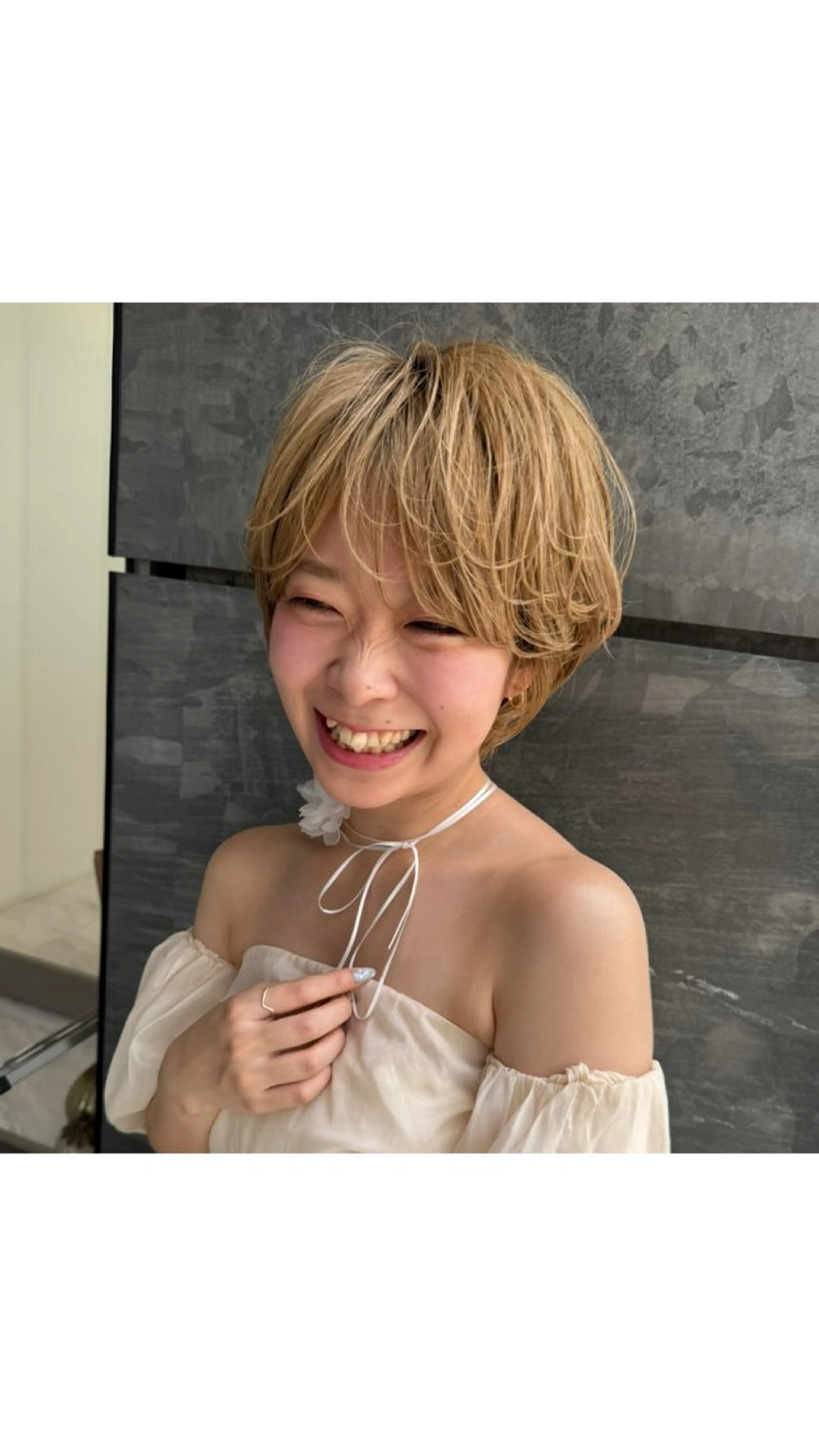 ショート カラー ハイトーンカラー レイヤーカット ショートヘア 小顔カット カット ヘアカラー 🌟TOSHI/透明 感カラー/ショートのヘアスタイル