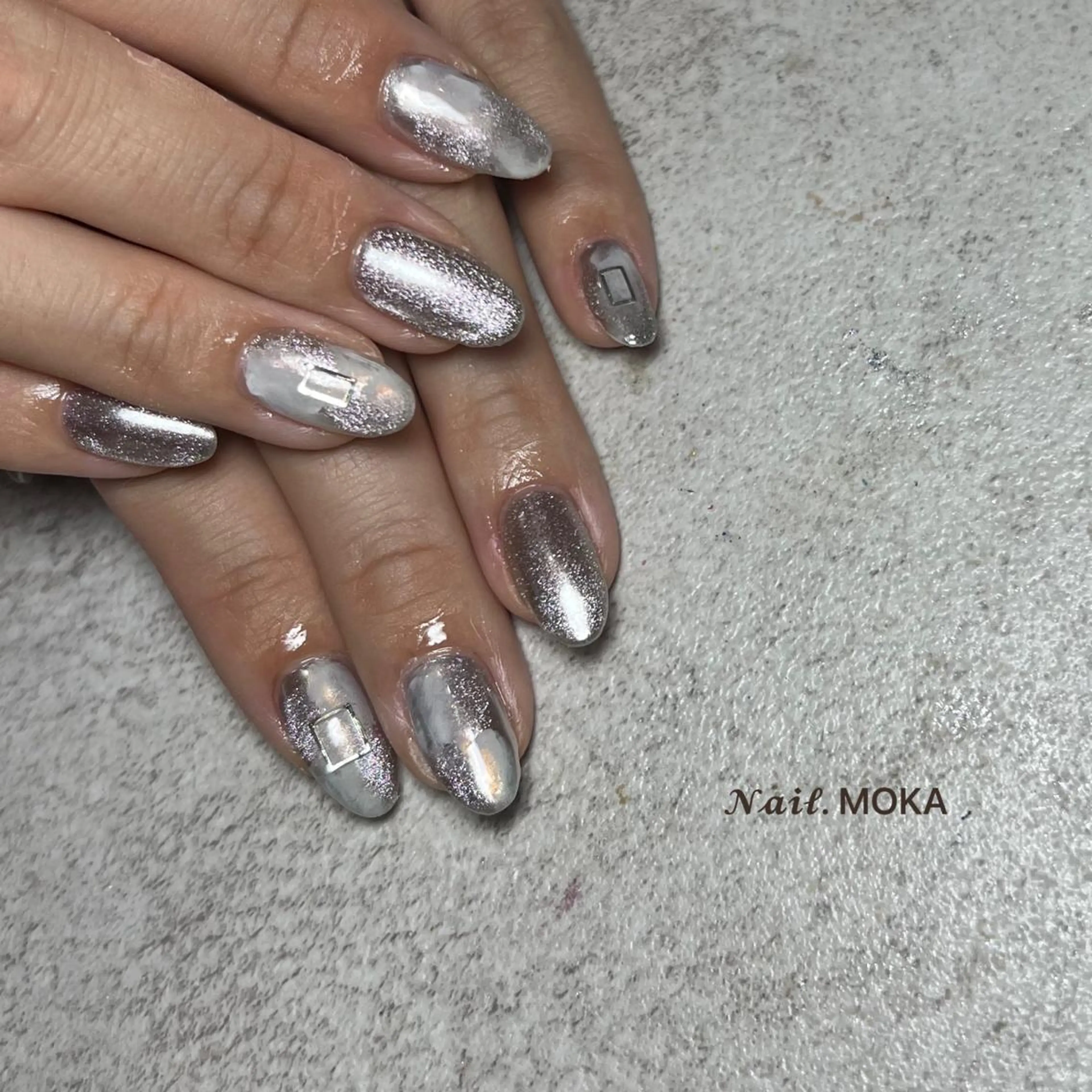 ネイル ニュアンスネイル ハンドネイル nail salon MOKAのネイルデザイン