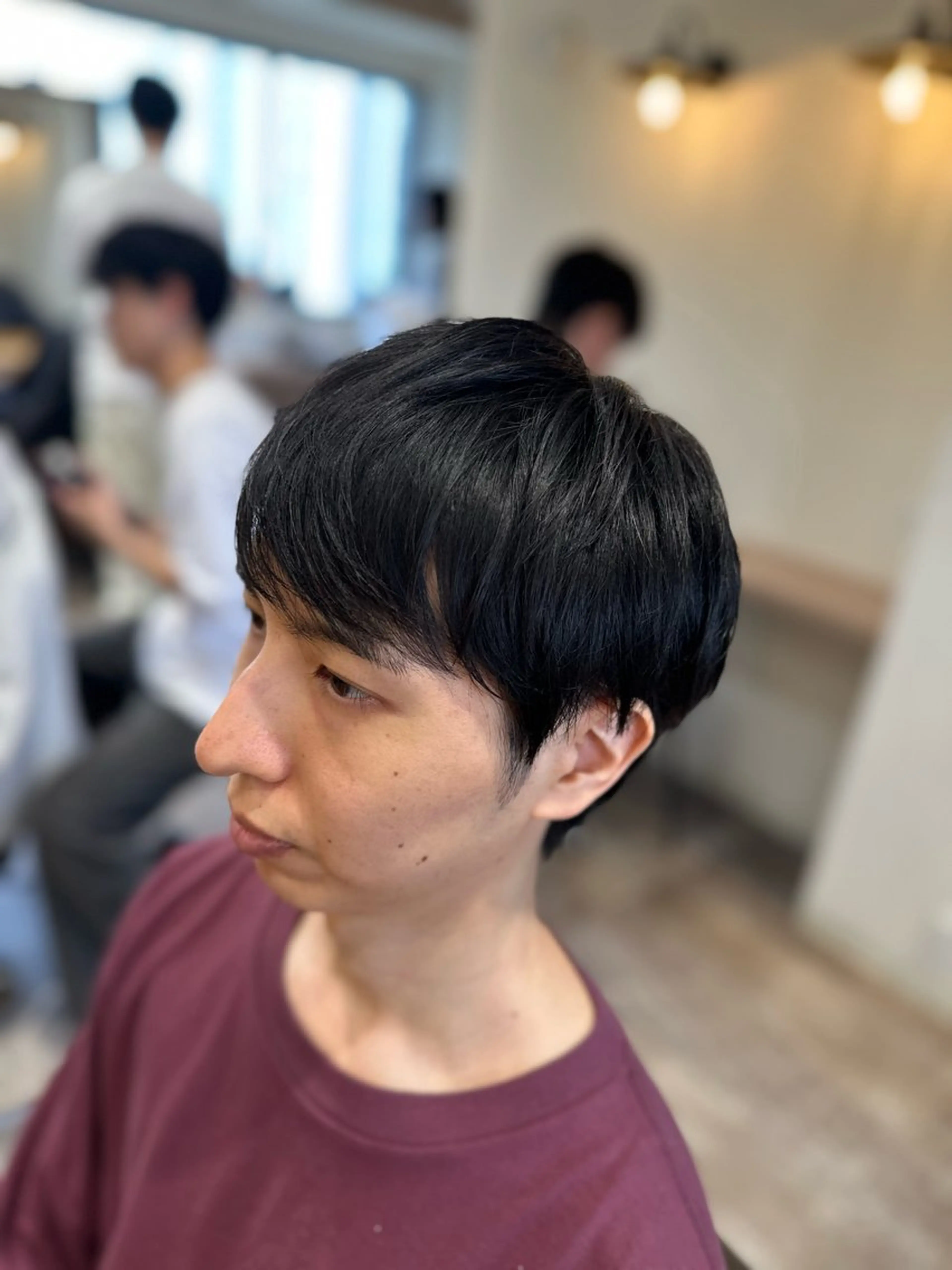 ショート パーマ メンズ メンズパーマ ショートヘア メンズカット×眉毛 デザイナー⚘Nanaのヘアスタイル