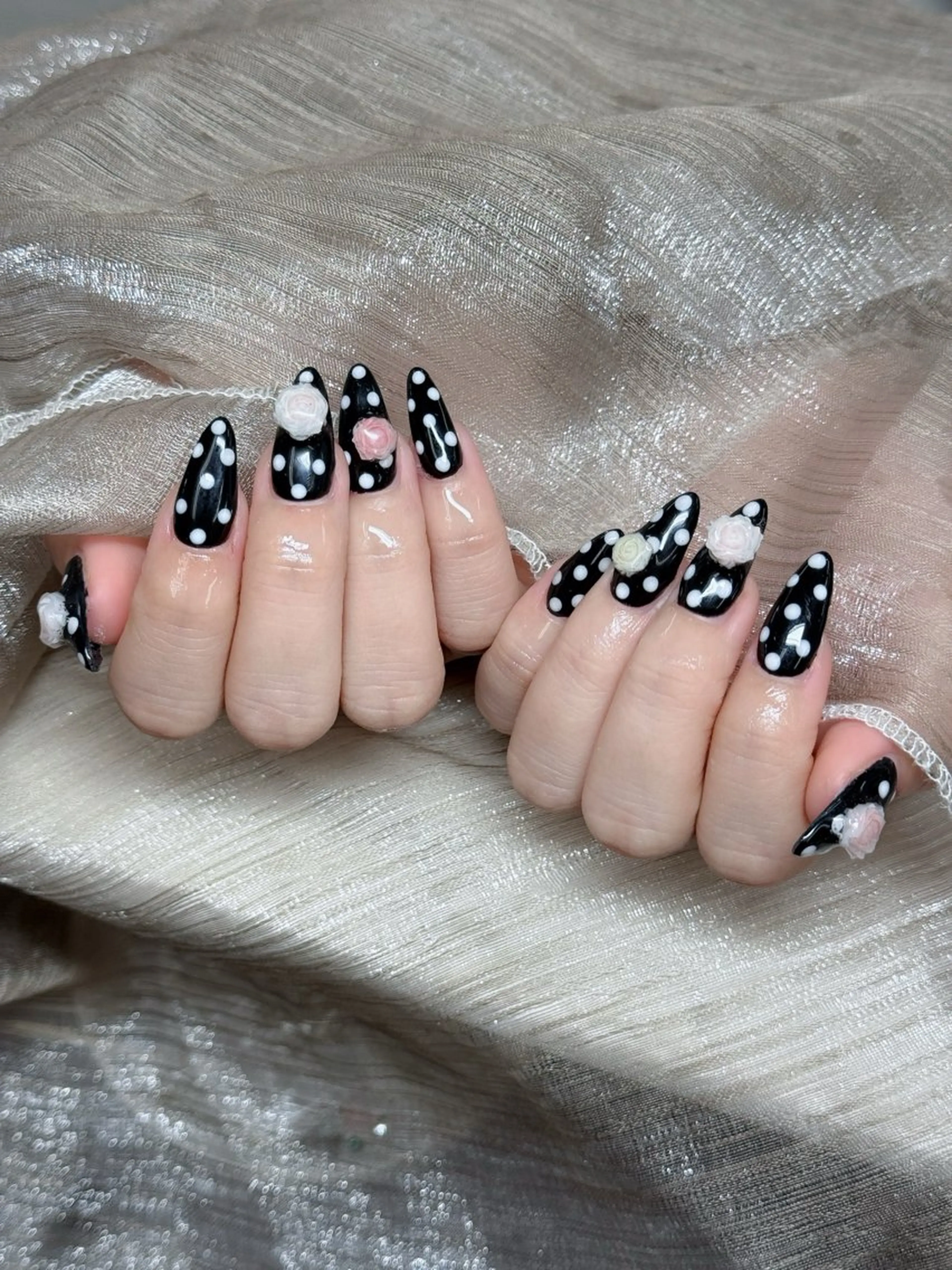 ネイル フットネイル フレンチネイル グラデーション 韓国ネイル ロングネイル ハンドネイル Hani Nail Salonのネイルデザイン