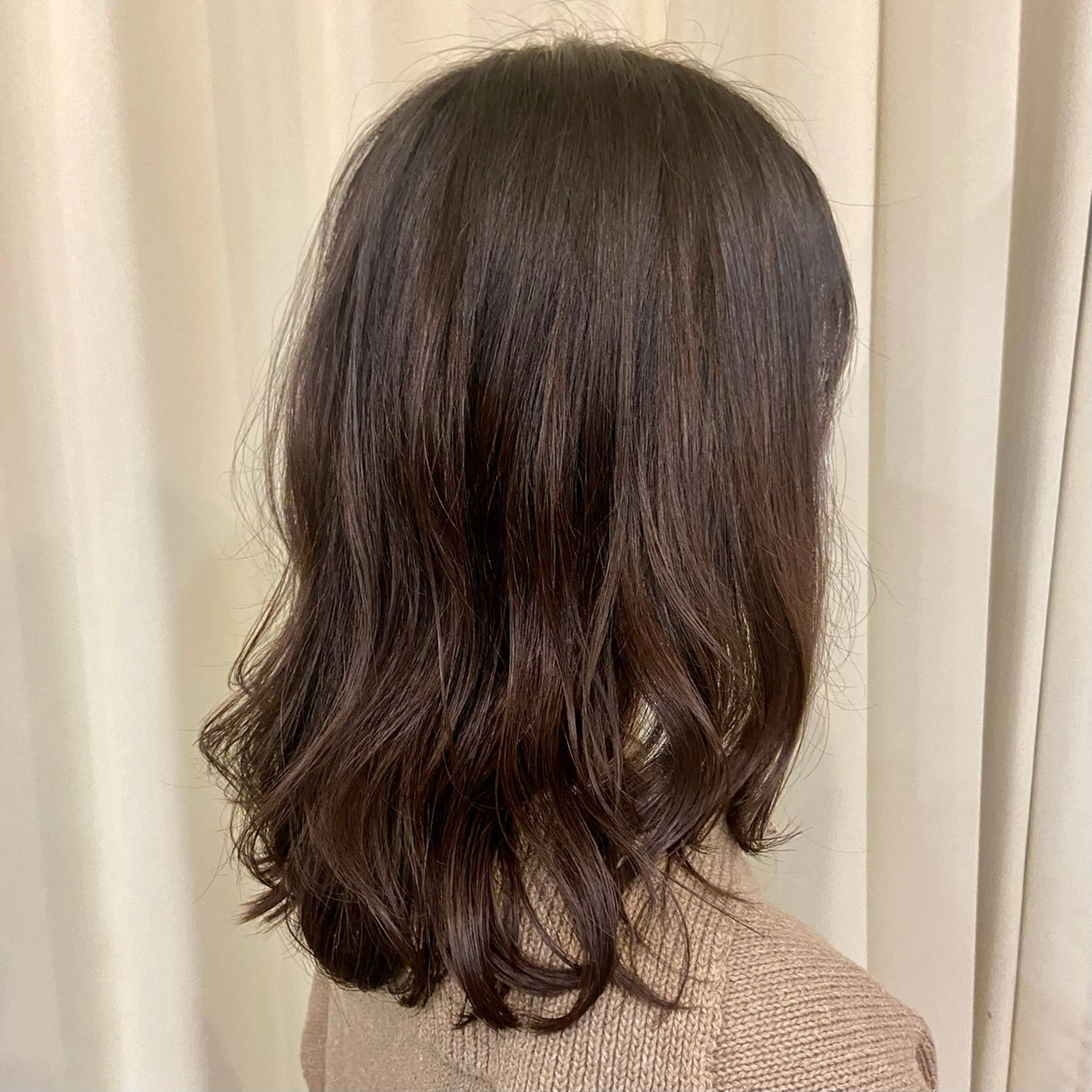 セミロング 髪質改善透明感カラー ayukaのヘアスタイル