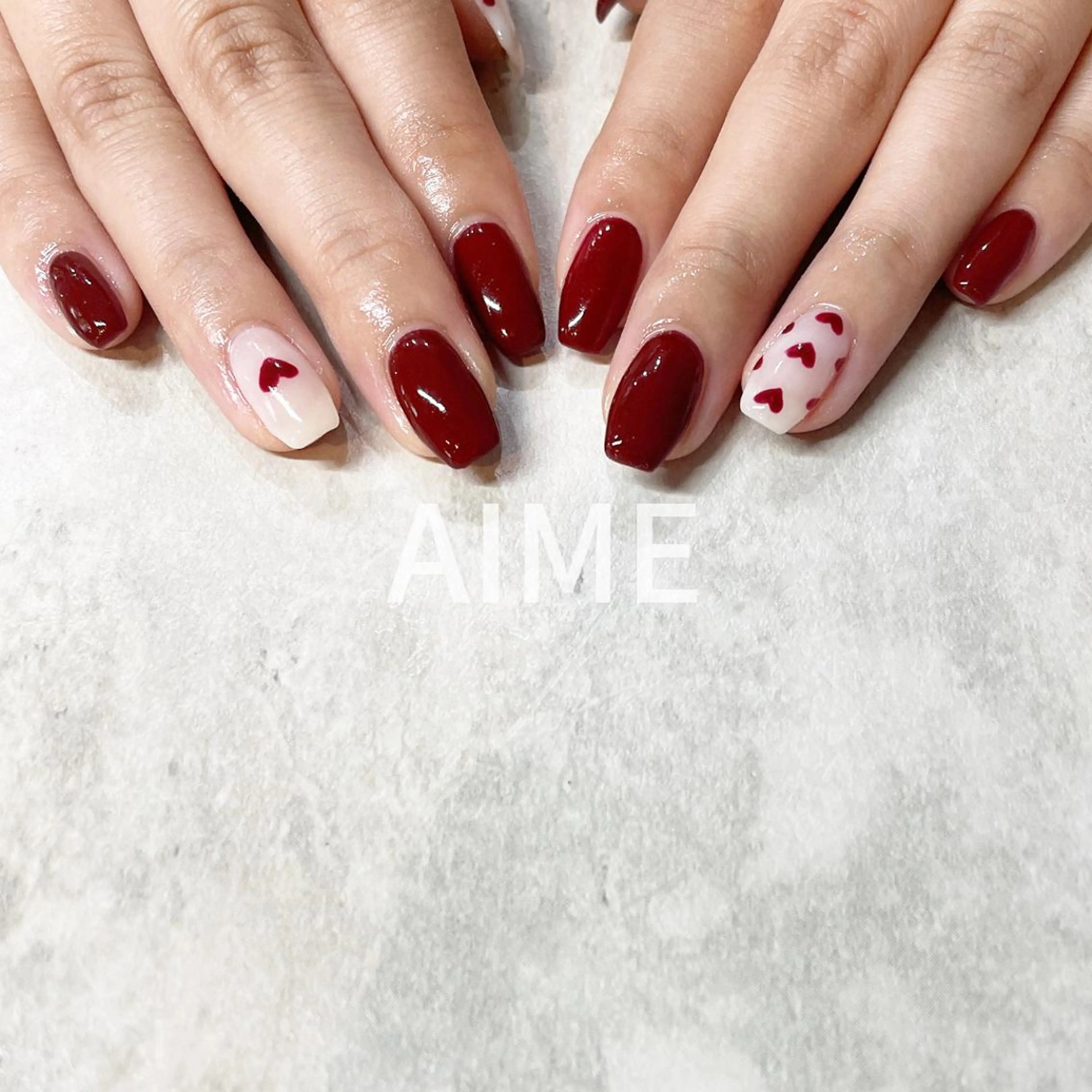 ネイル アートネイル ハンドネイル AIME （momo）のネイルデザイン