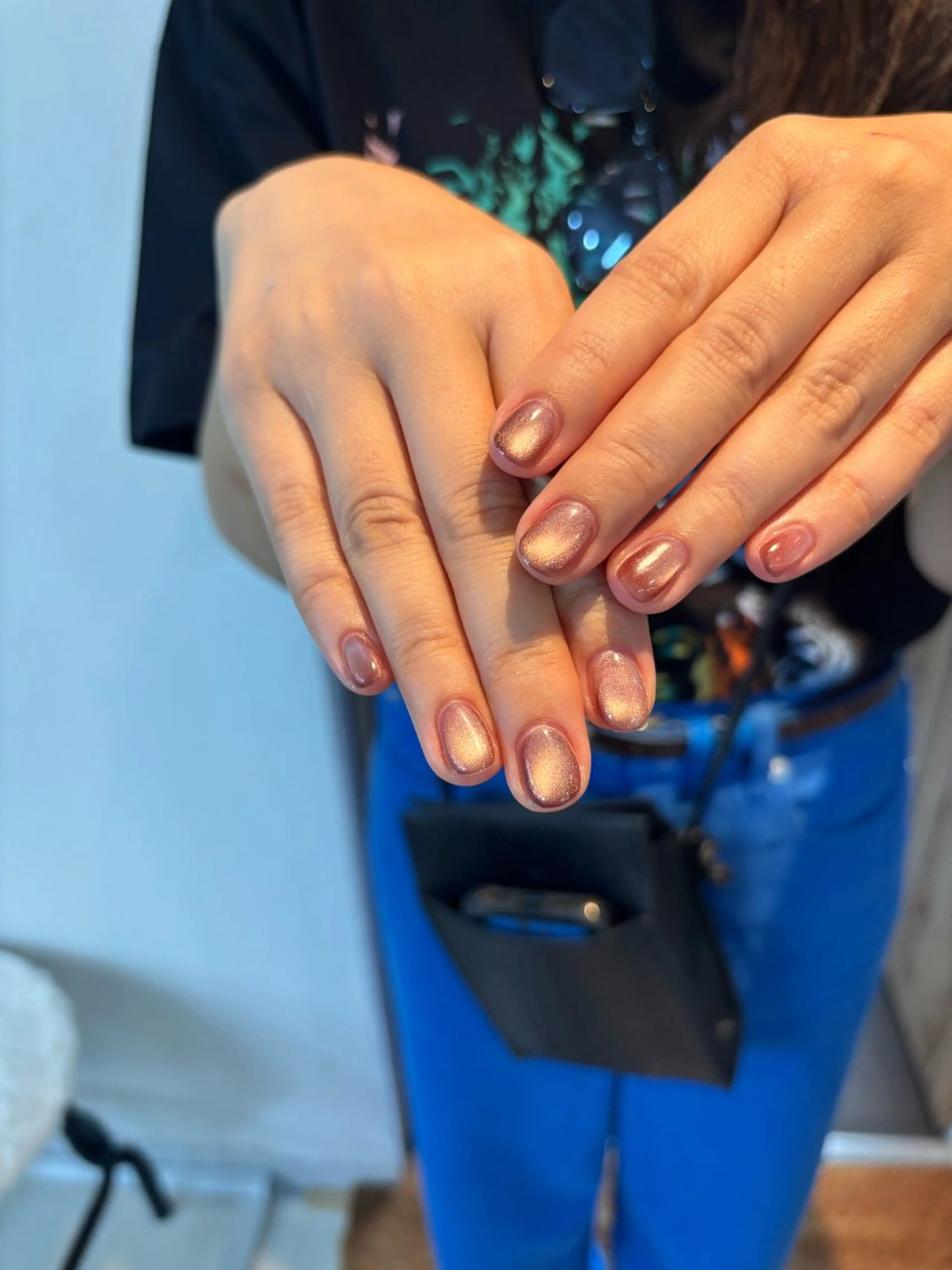 ネイル マグネットネイル マグネットワンカラー ワンカラーネイル free'snail N A Oのネイルデザイン