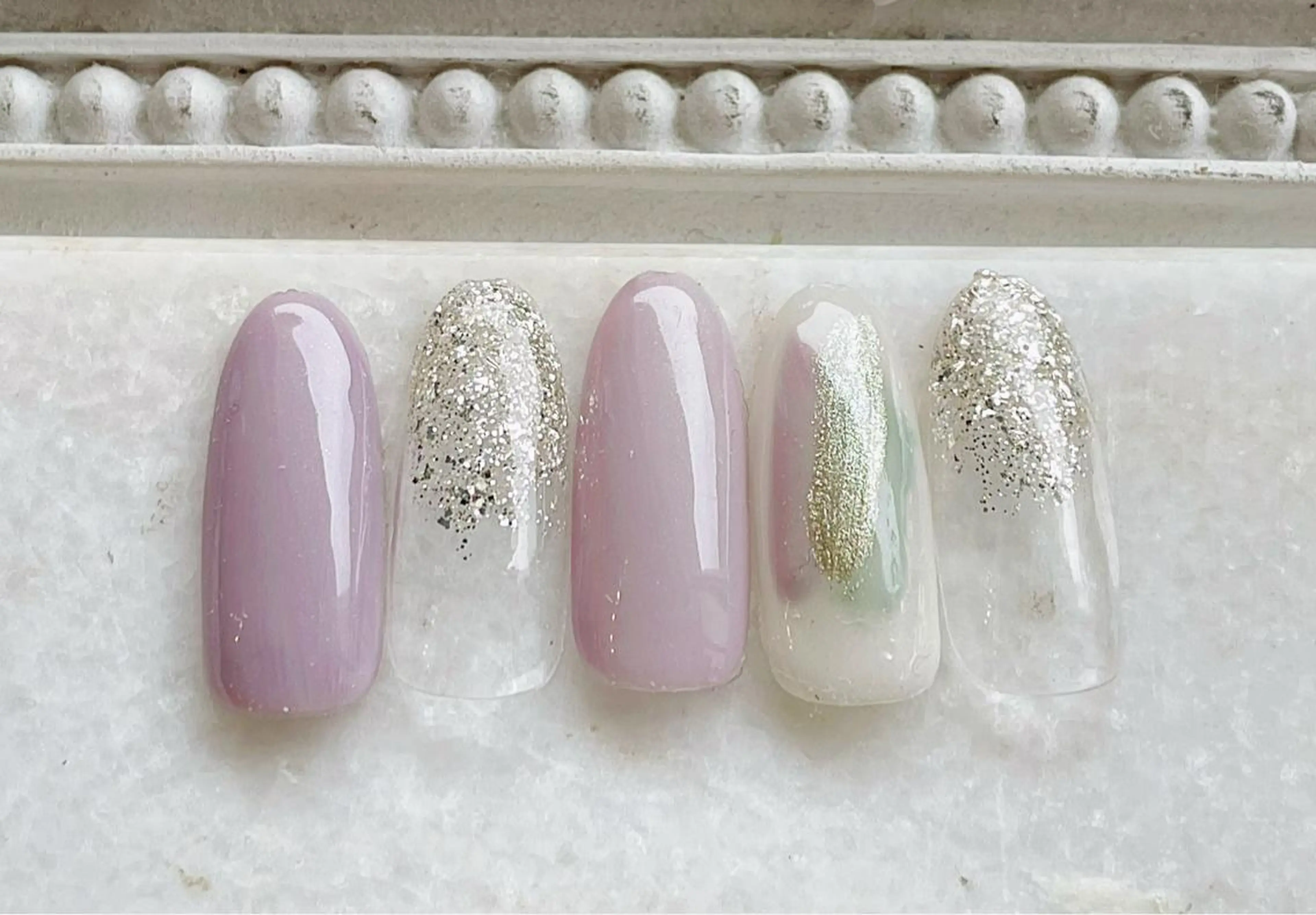 ネイル ジェルネイル パラジェル シンプルネイル ハンドネイル Satomi  のネイルデザイン