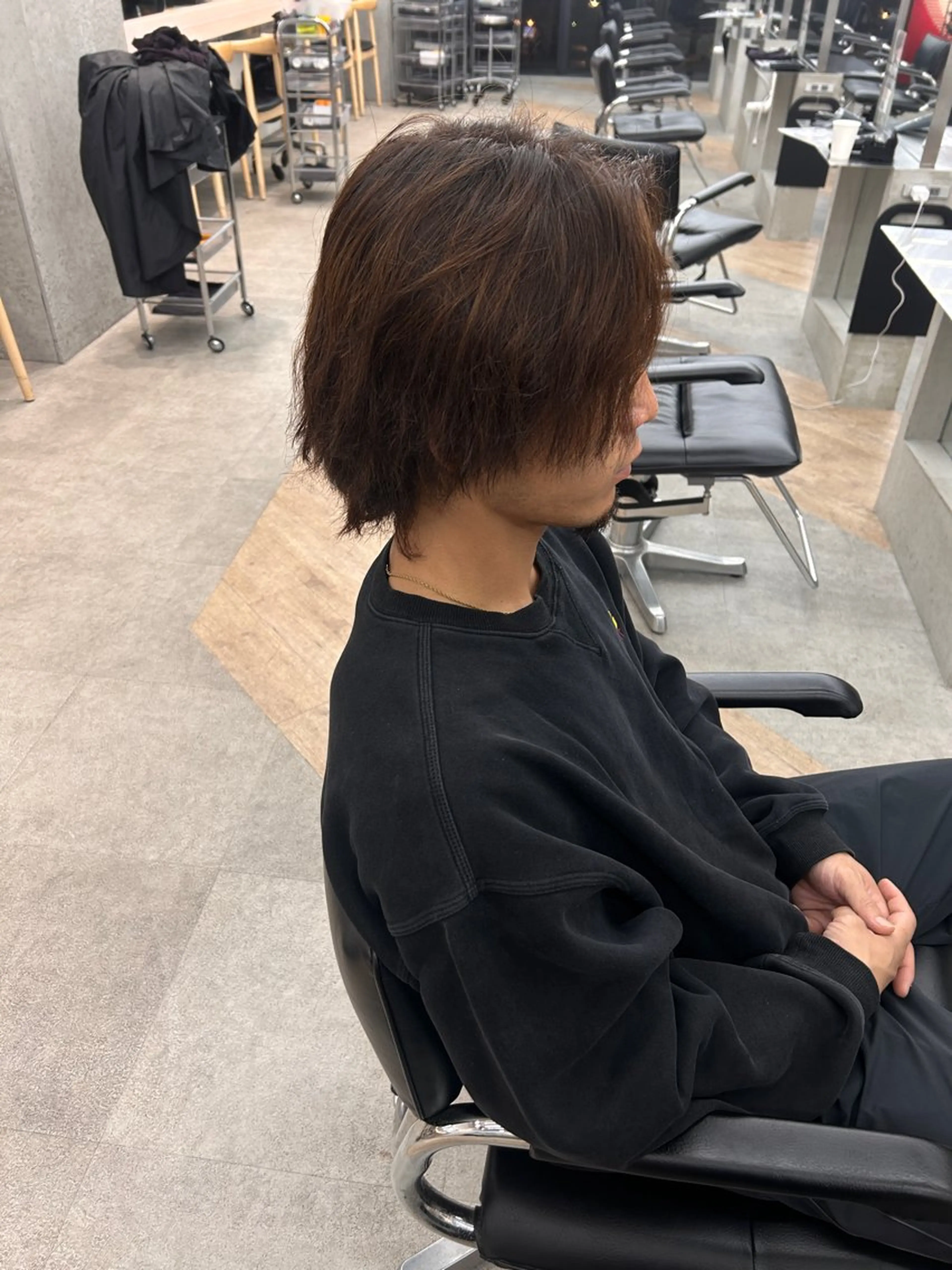 パーマ メンズ カット ヘアカラー 湯浅禅也/メンズ パーマ/メンズカラーのヘアスタイル