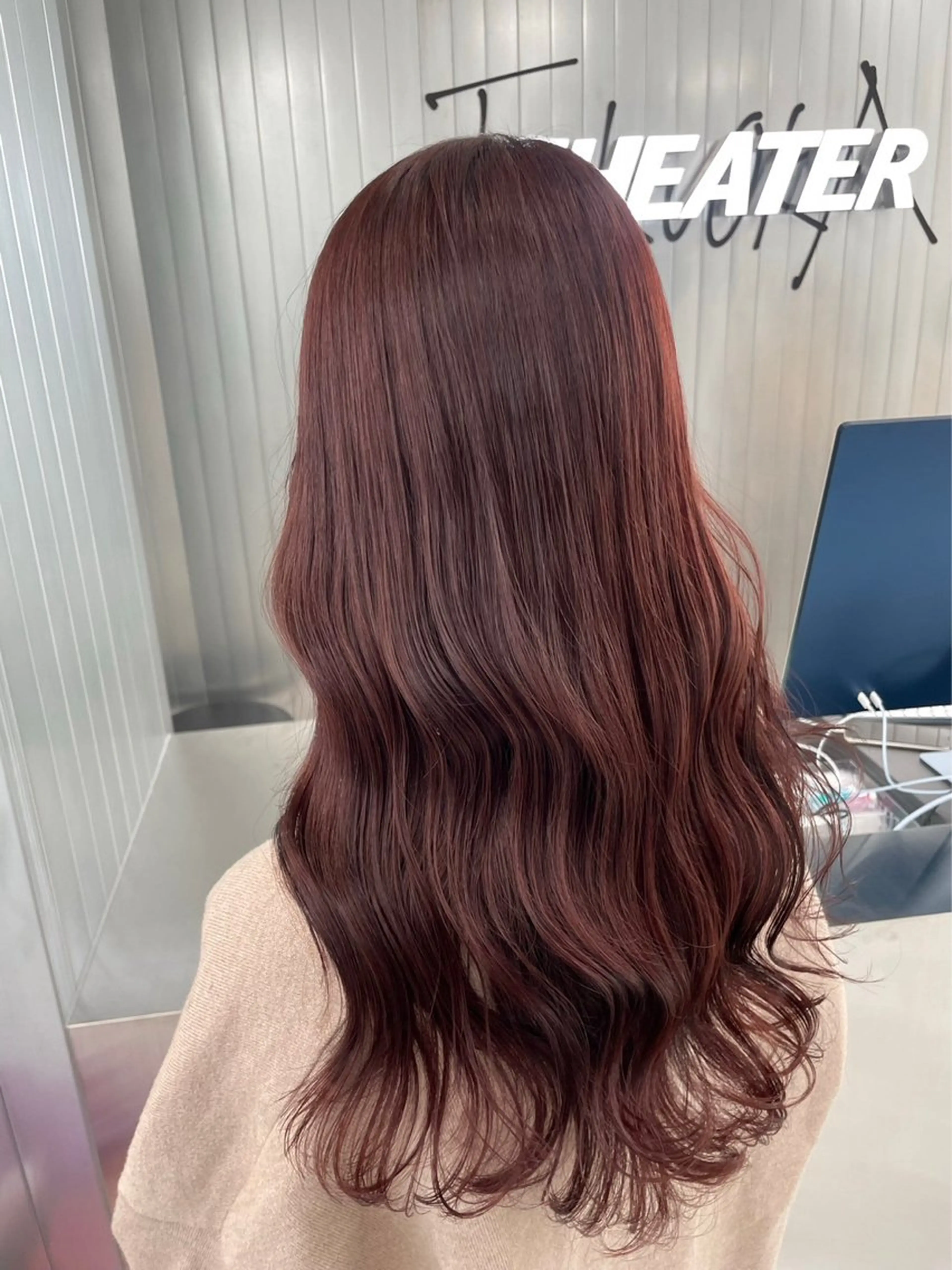 ロング カラー カット ヘアカラー 🍒ワイン系 ウルフカット🍒拓未のヘアスタイル