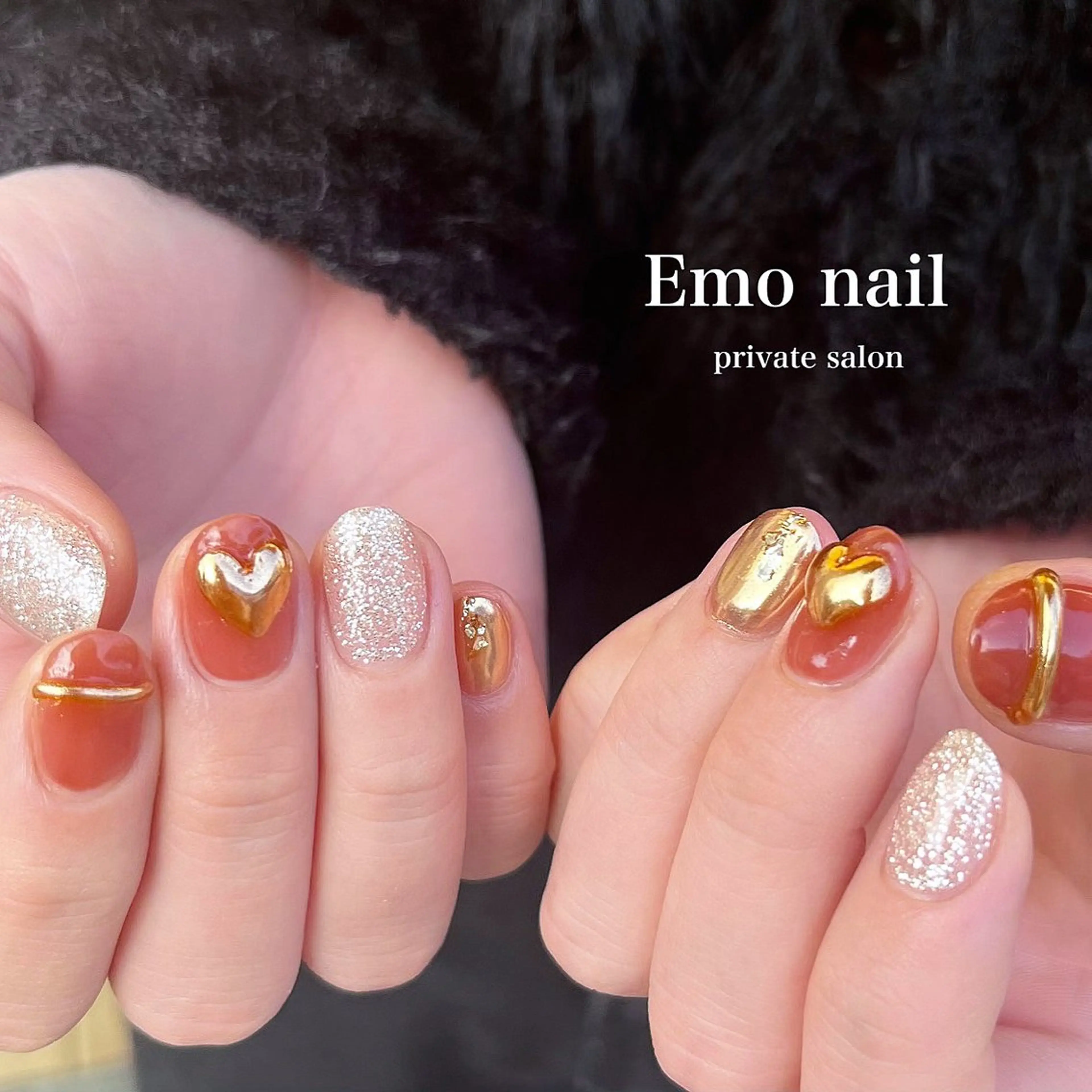ネイル ハンドネイル 【子連れ可能🧸】 Emo　nailのネイルデザイン