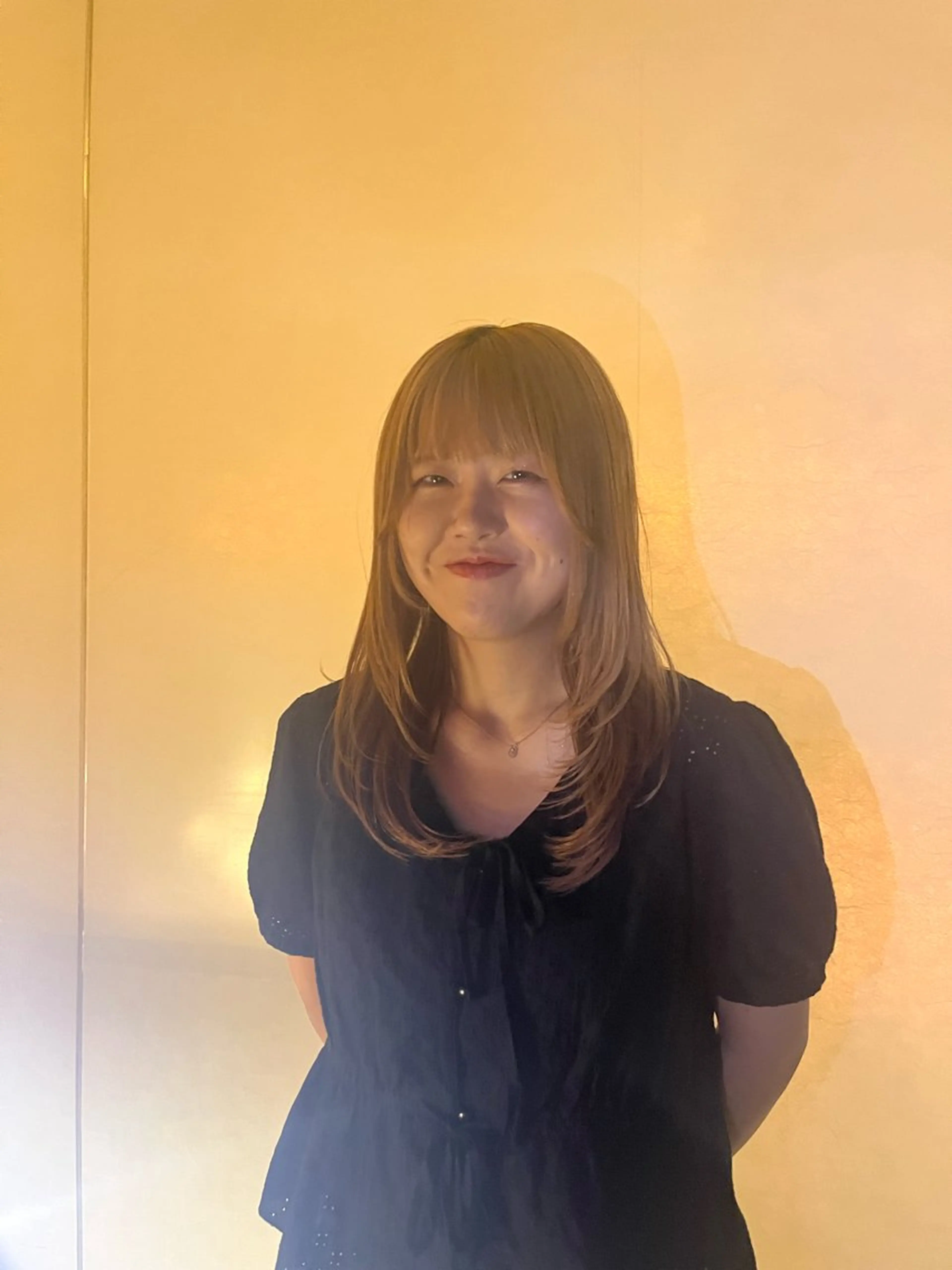 セミロング レイヤーカット ARUE所属・SATO KUREA ✨のヘアスタイル