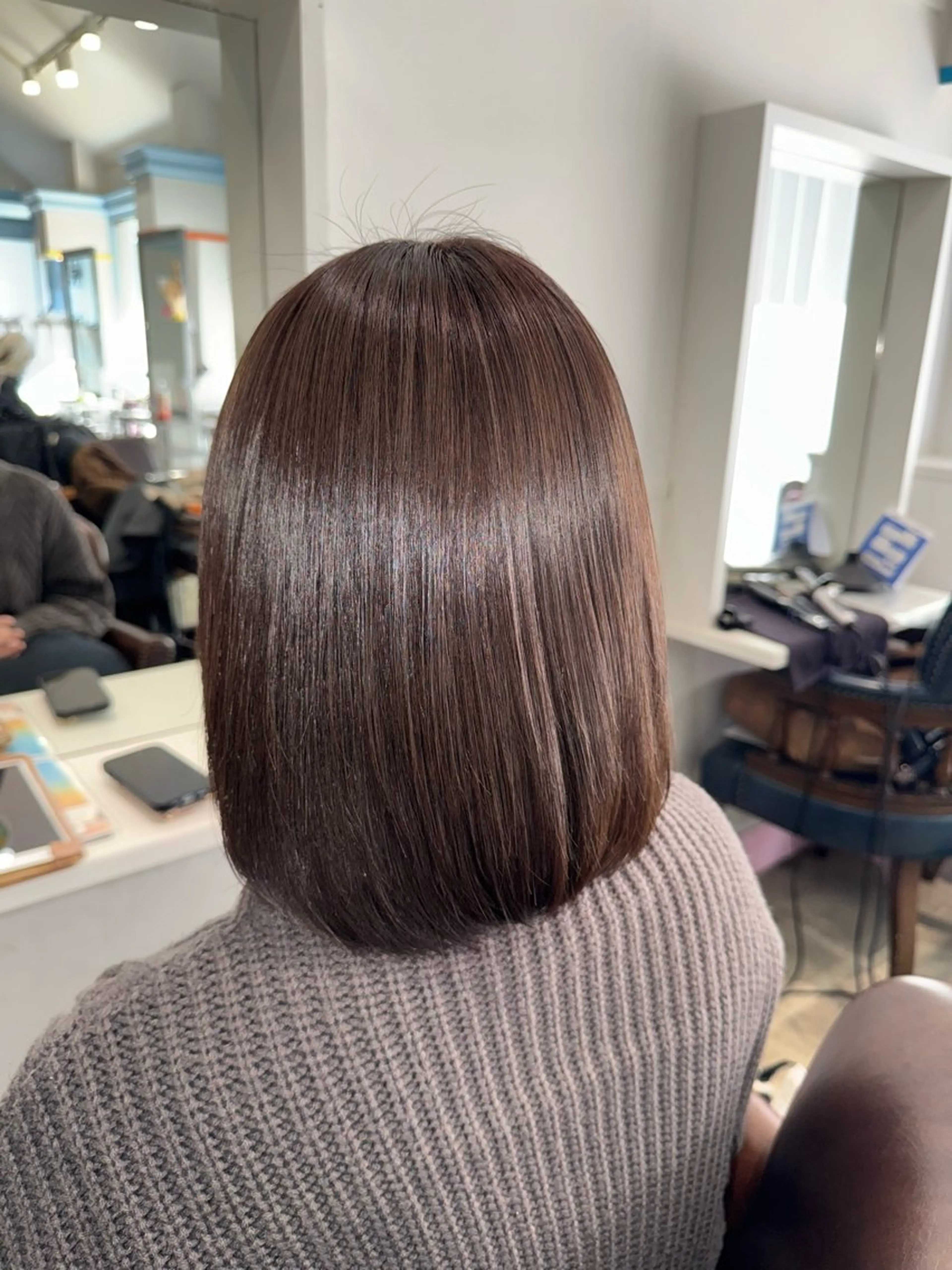 ミディアム カラー TECHRISE豊橋店所属・坂柳 朱音のヘアスタイル