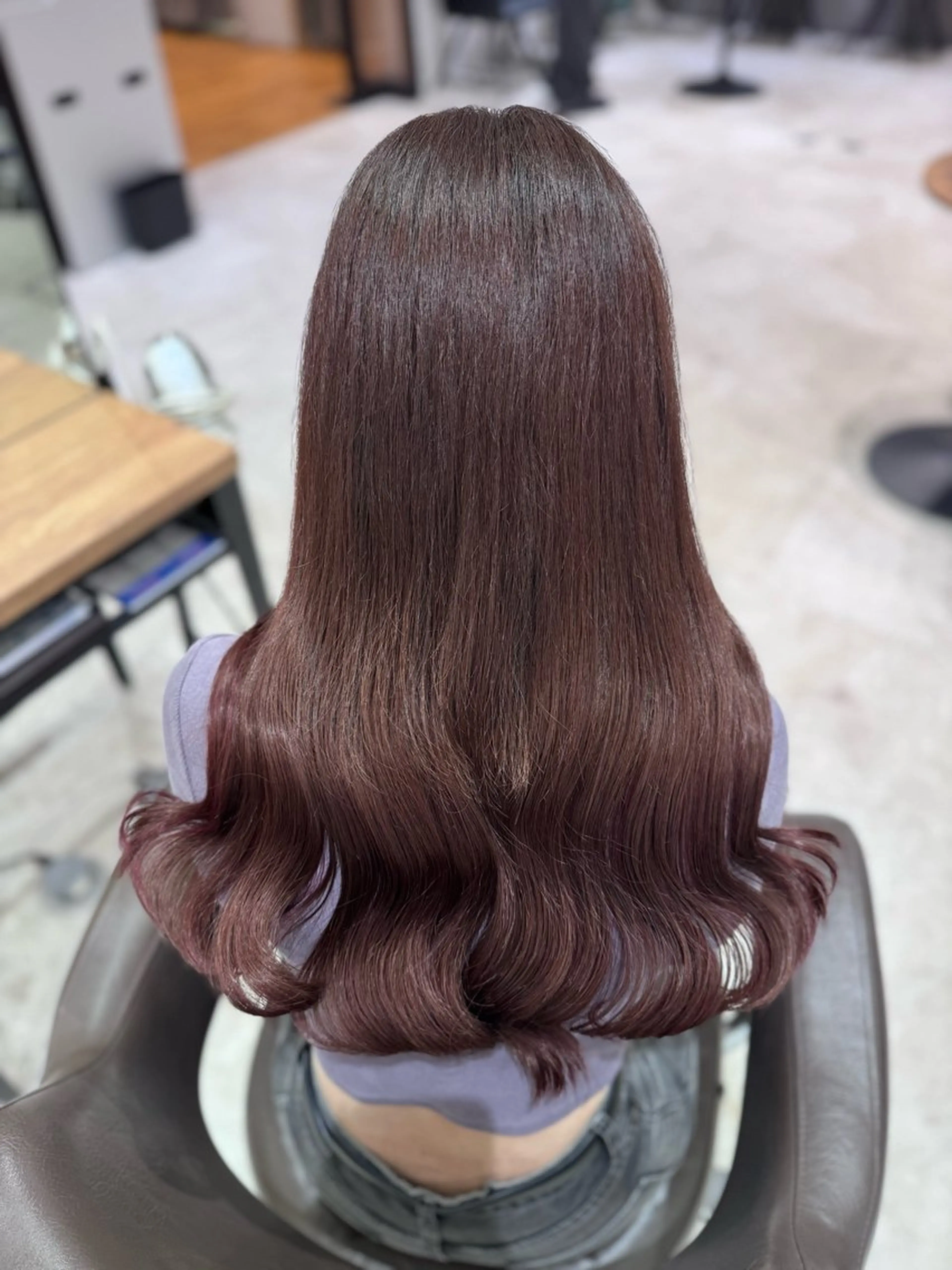 ロング ヘアカラー Lee 天王寺 Bianのヘアスタイル