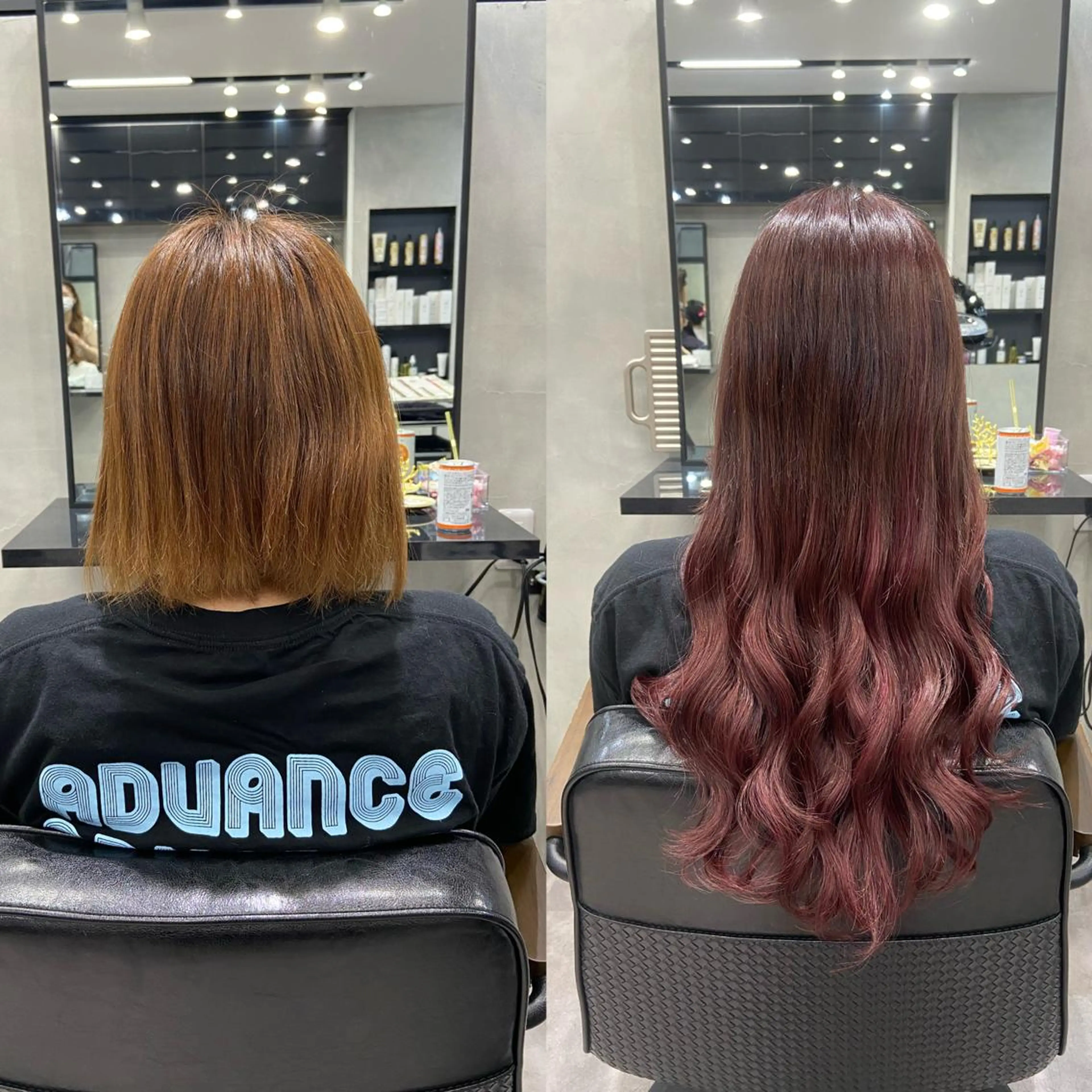 セミロング カラー ヘアアレンジ ar+ ❤︎ maiのヘアスタイル