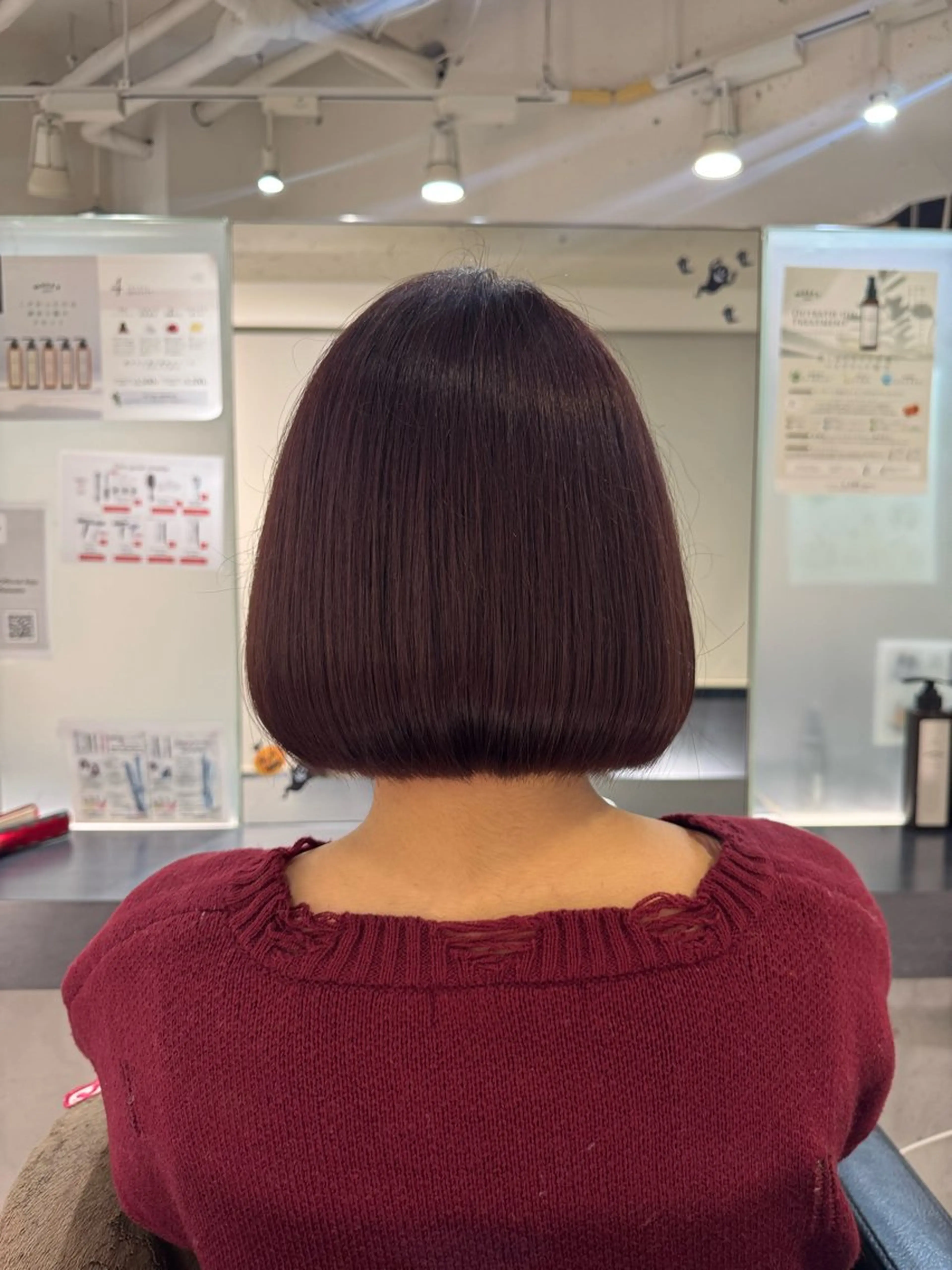 ショート カット ヘアカラー 縮毛矯正 人気沸騰中✨ヘア メイク✨フジモリのヘアスタイル