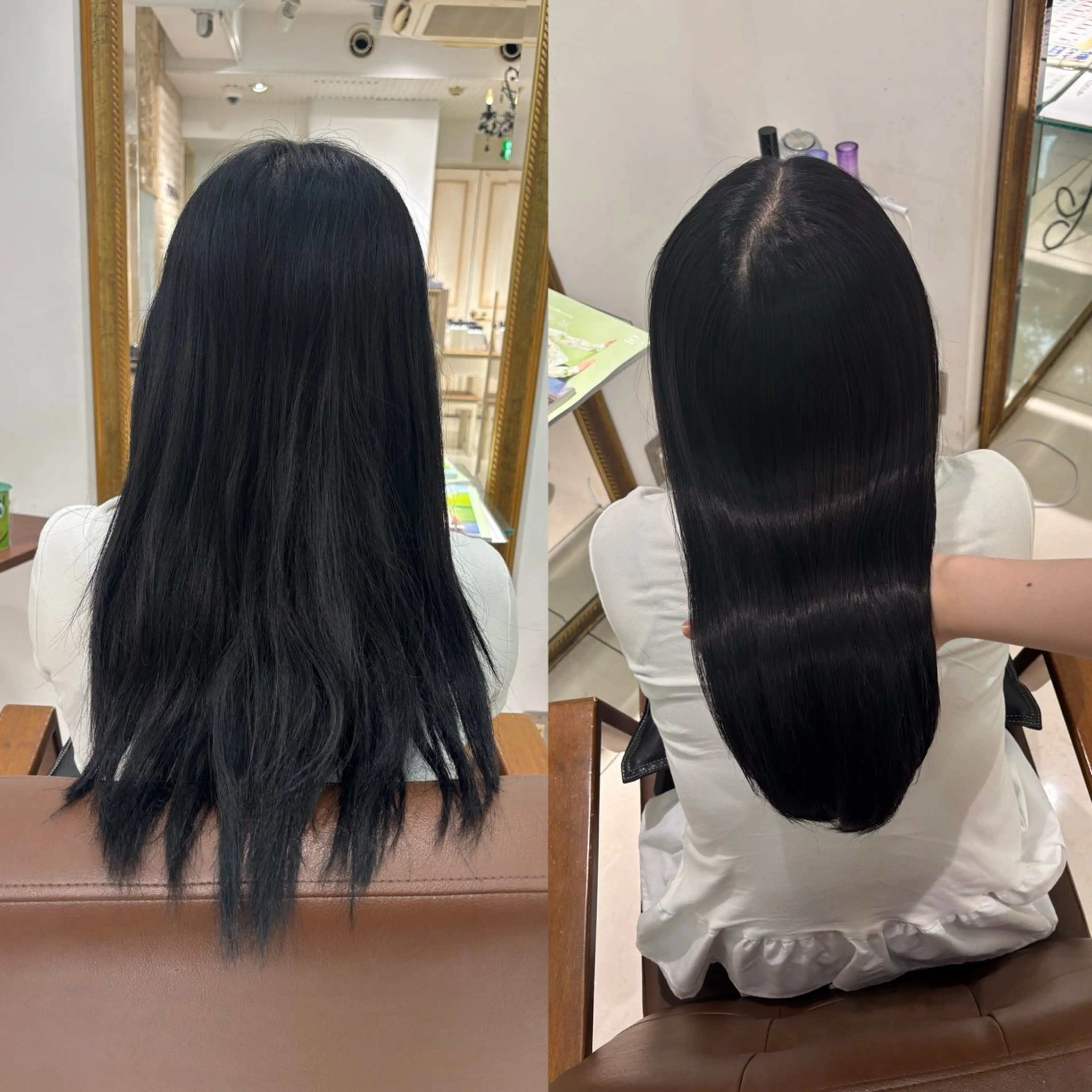 セミロング 縮毛矯正 トリートメント 縮毛・髪質改善🩰 mai🐰ྀི🤍のヘアスタイル