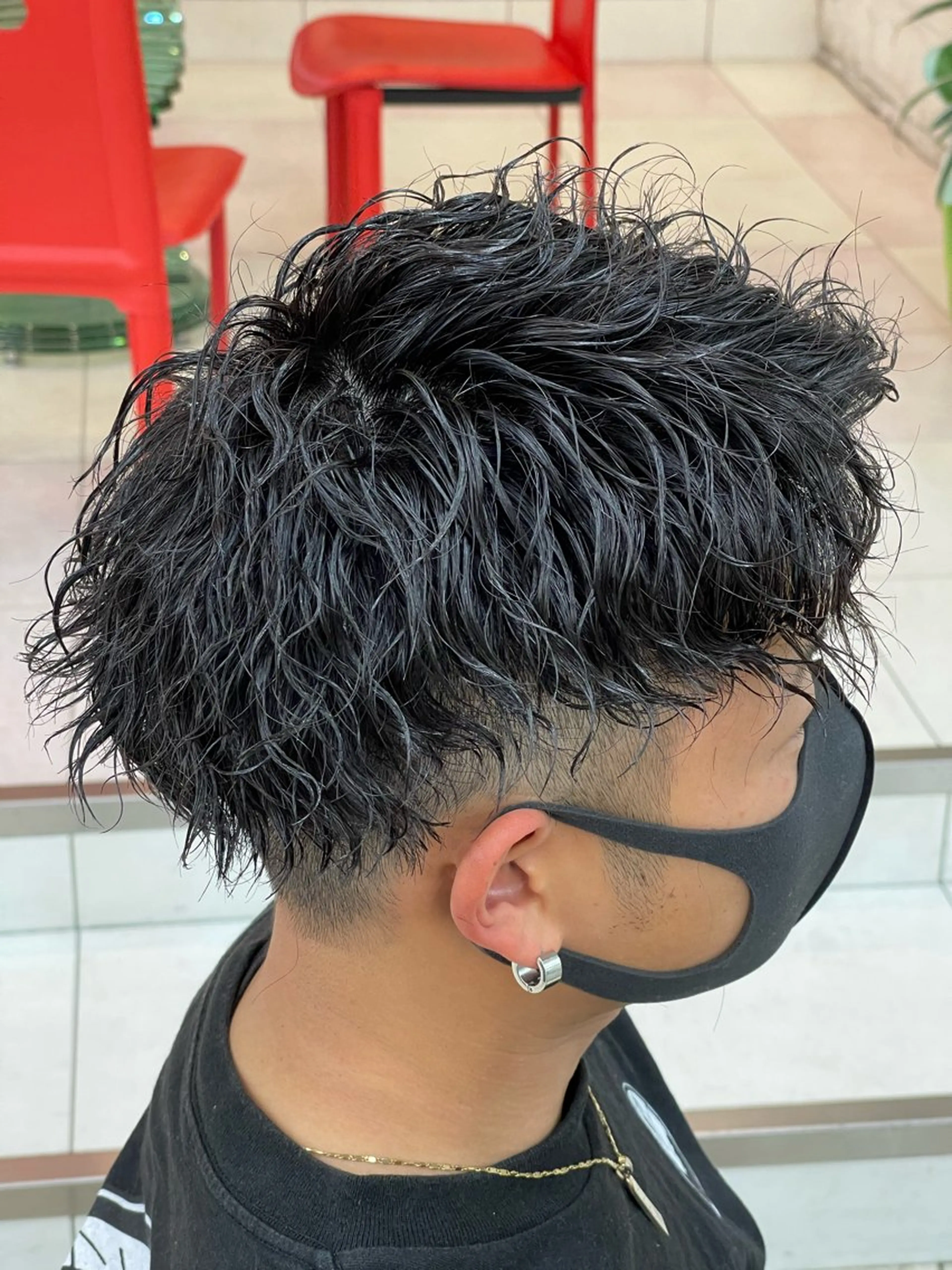 ショート パーマ パーマ SOYON西大寺店所属・ダブルカラー/ 髪質改善💎安藤のヘアスタイル