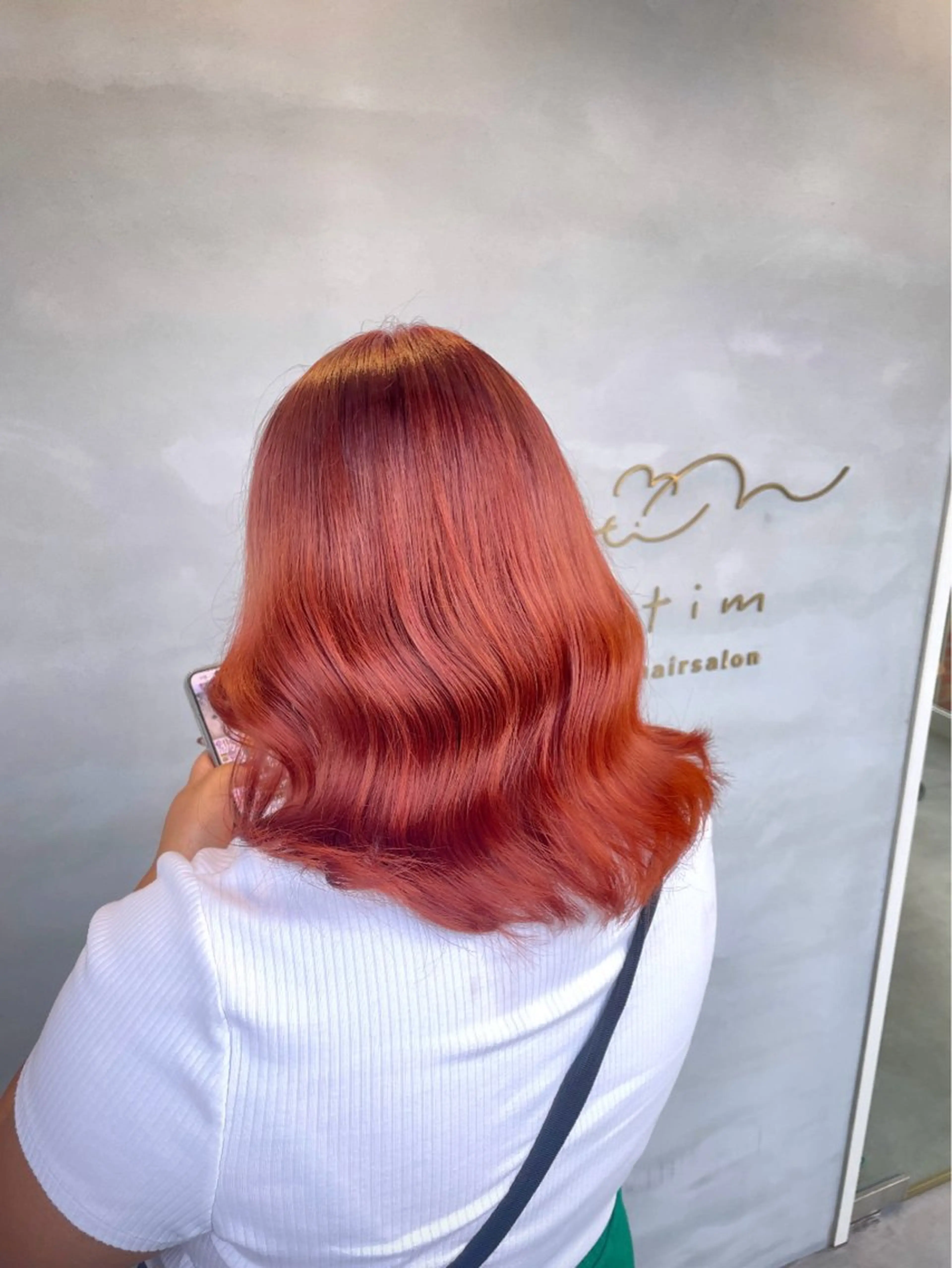 ミディアム カラー ヘアカラー tim所属・tim hinaのヘアスタイル